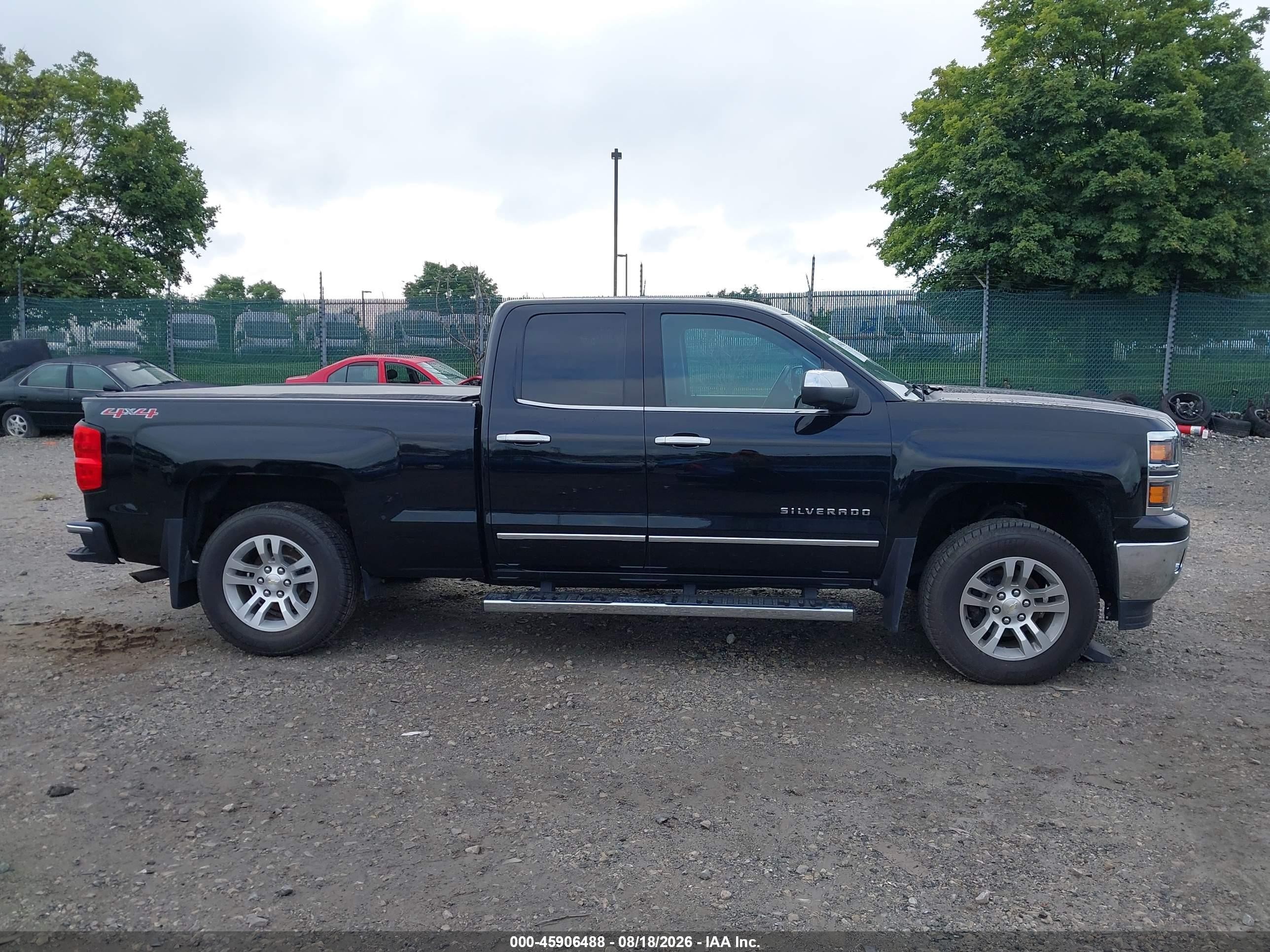 2015 Chevrolet Silverado 1500 Ltz Black vin: 1GCVKSEC8FZ276235