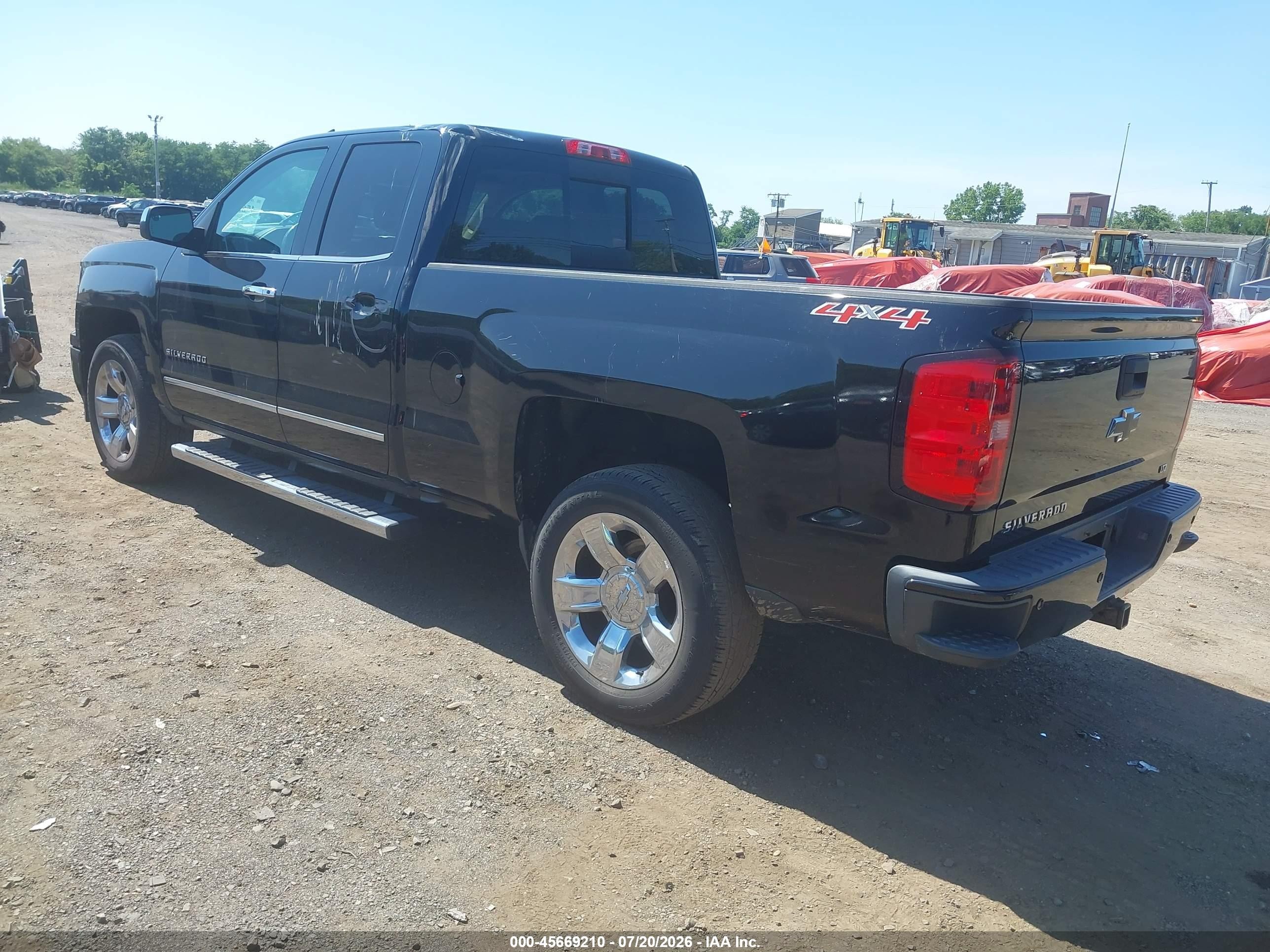 2015 Chevrolet Silverado 1500 Ltz Black vin: 1GCVKSEC8FZ364010