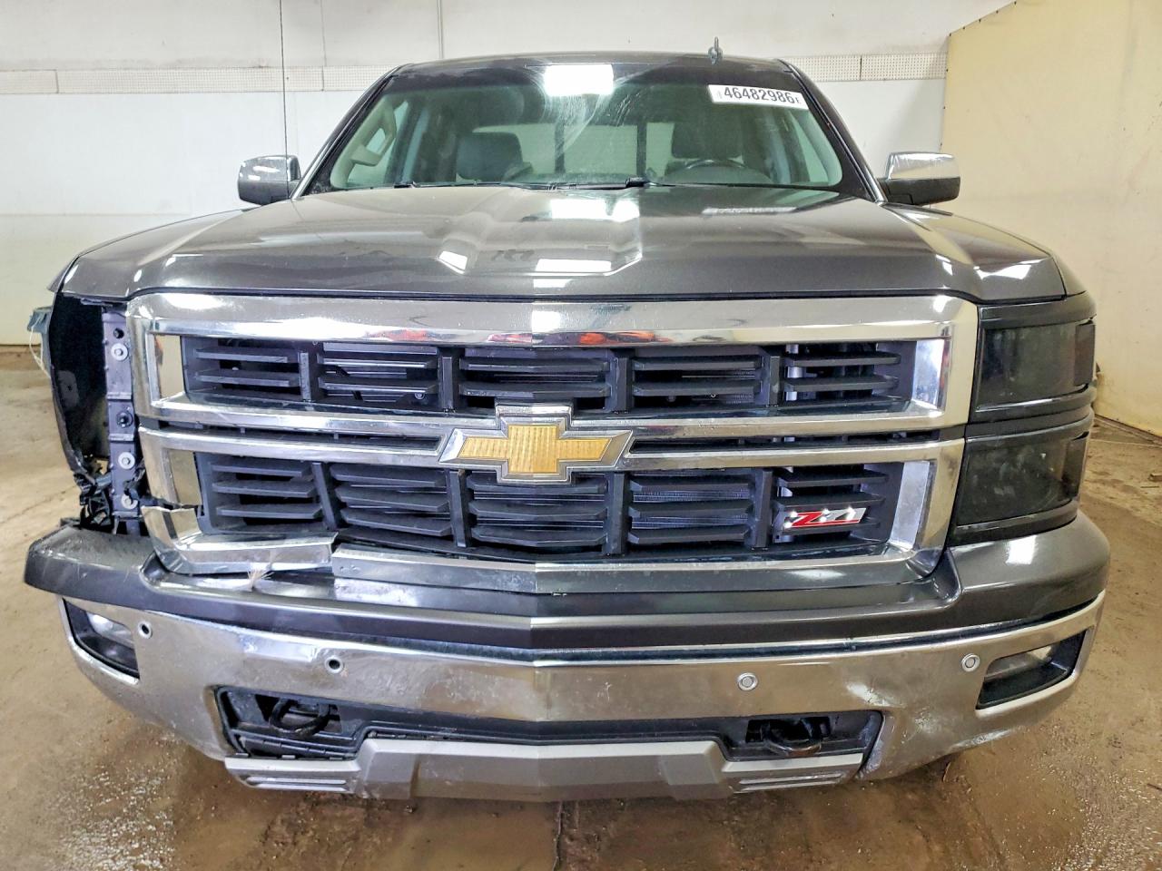 2014 Chevrolet Silverado K1500 Ltz Charcoal vin: 1GCVKSEC9EZ393045