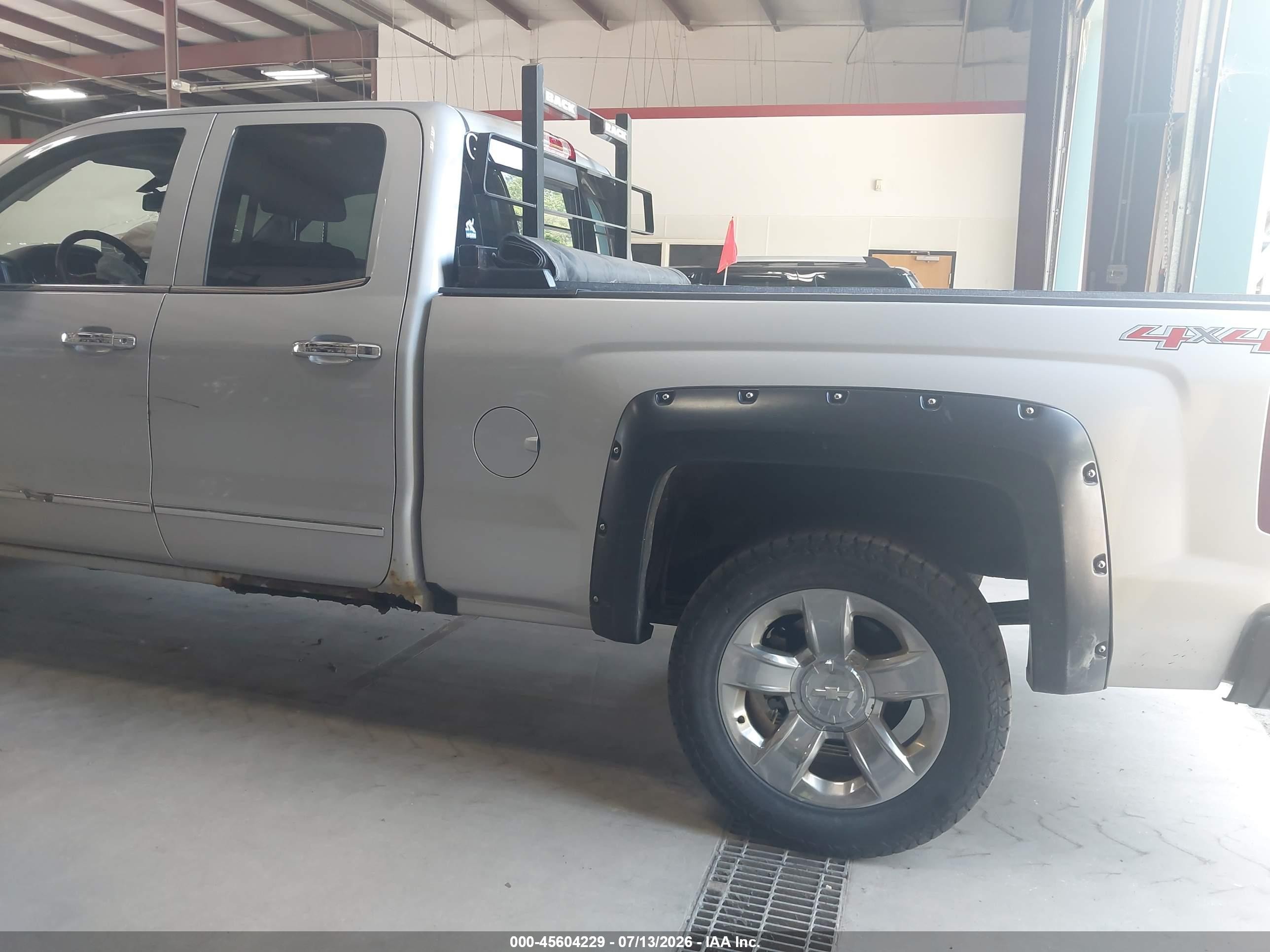 2016 Chevrolet Silverado 1500 Ltz Silver vin: 1GCVKSEC9GZ380914