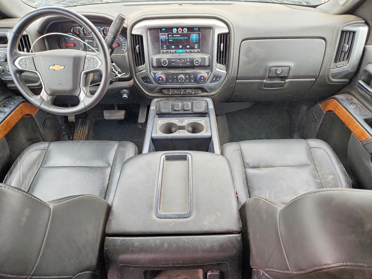 2014 Chevrolet Silverado K1500 Ltz Black vin: 1GCVKSECXEZ210476
