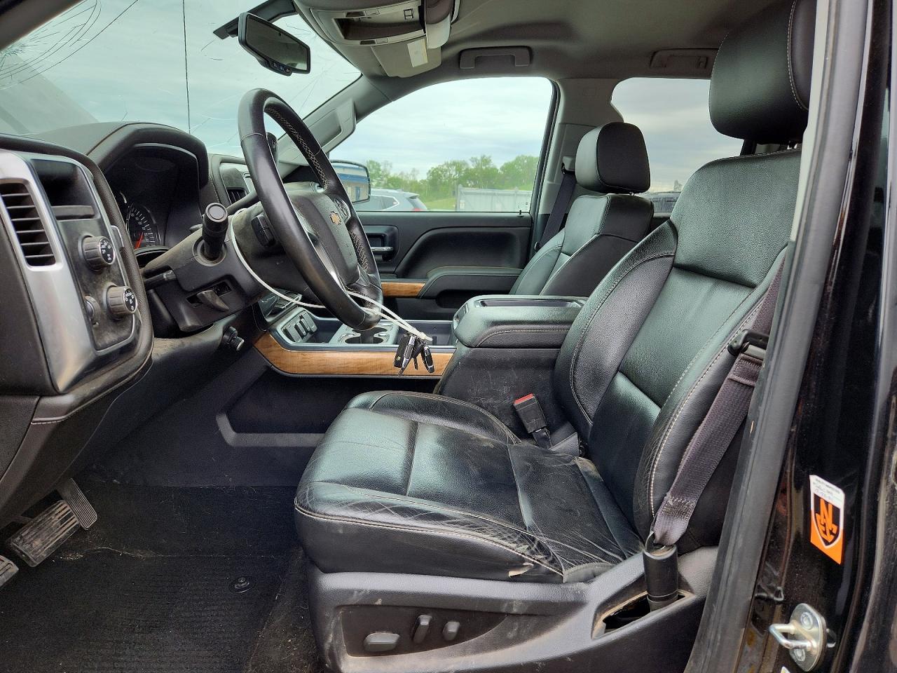 2014 Chevrolet Silverado K1500 Ltz Black vin: 1GCVKSECXEZ210476