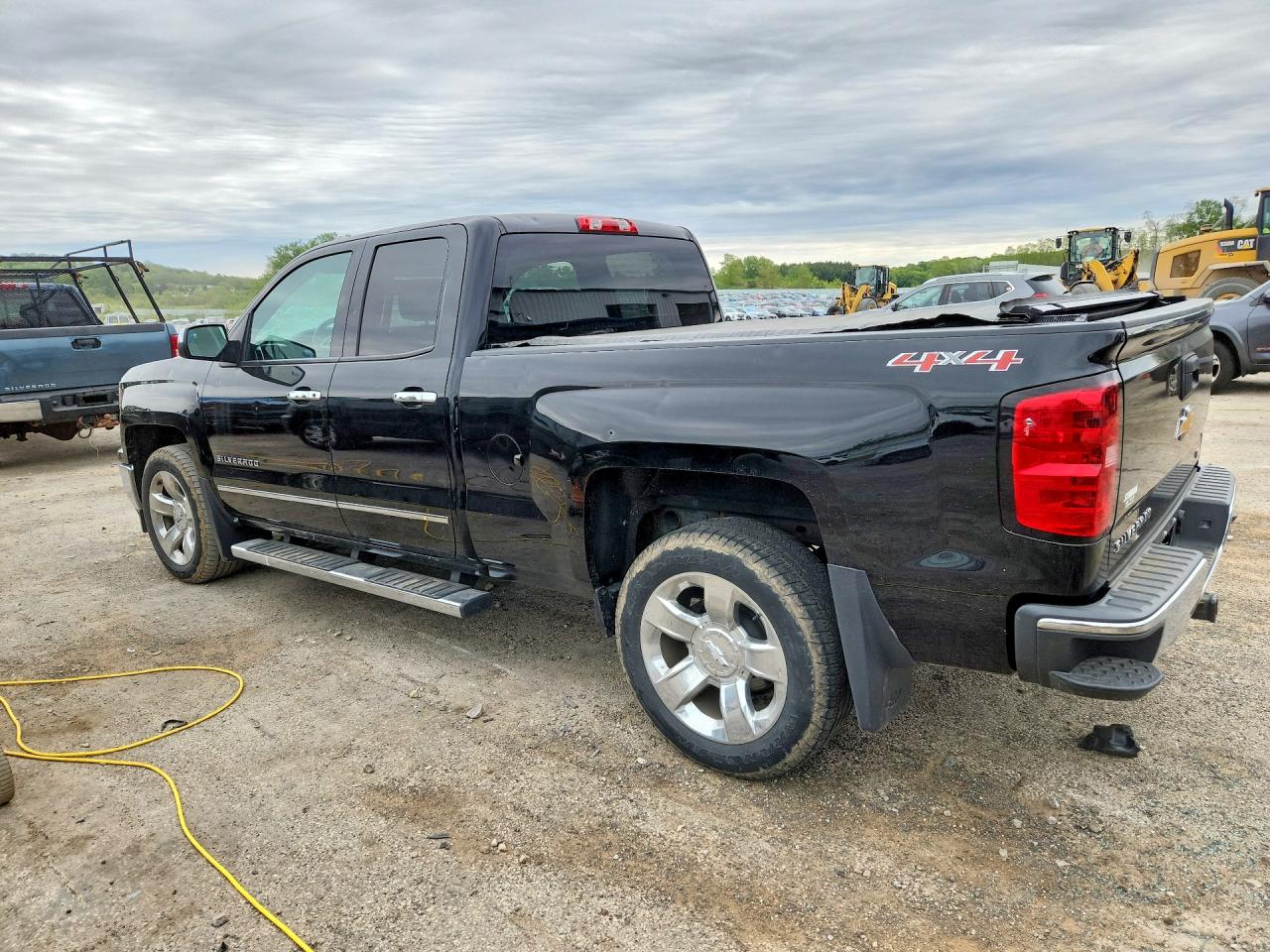 2014 Chevrolet Silverado K1500 Ltz Black vin: 1GCVKSECXEZ210476