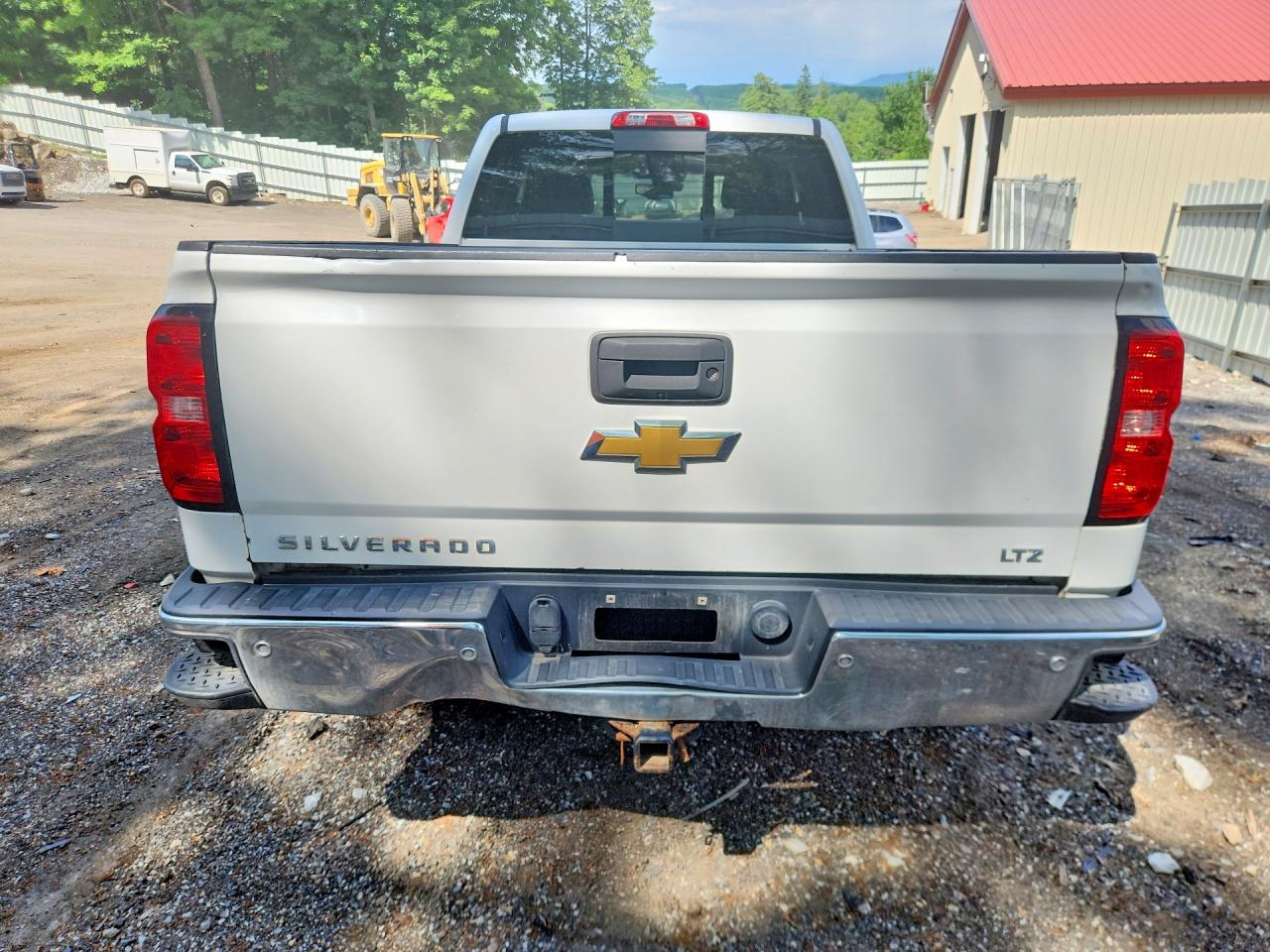 2015 Chevrolet Silverado K1500 Ltz White vin: 1GCVKSECXFZ253717