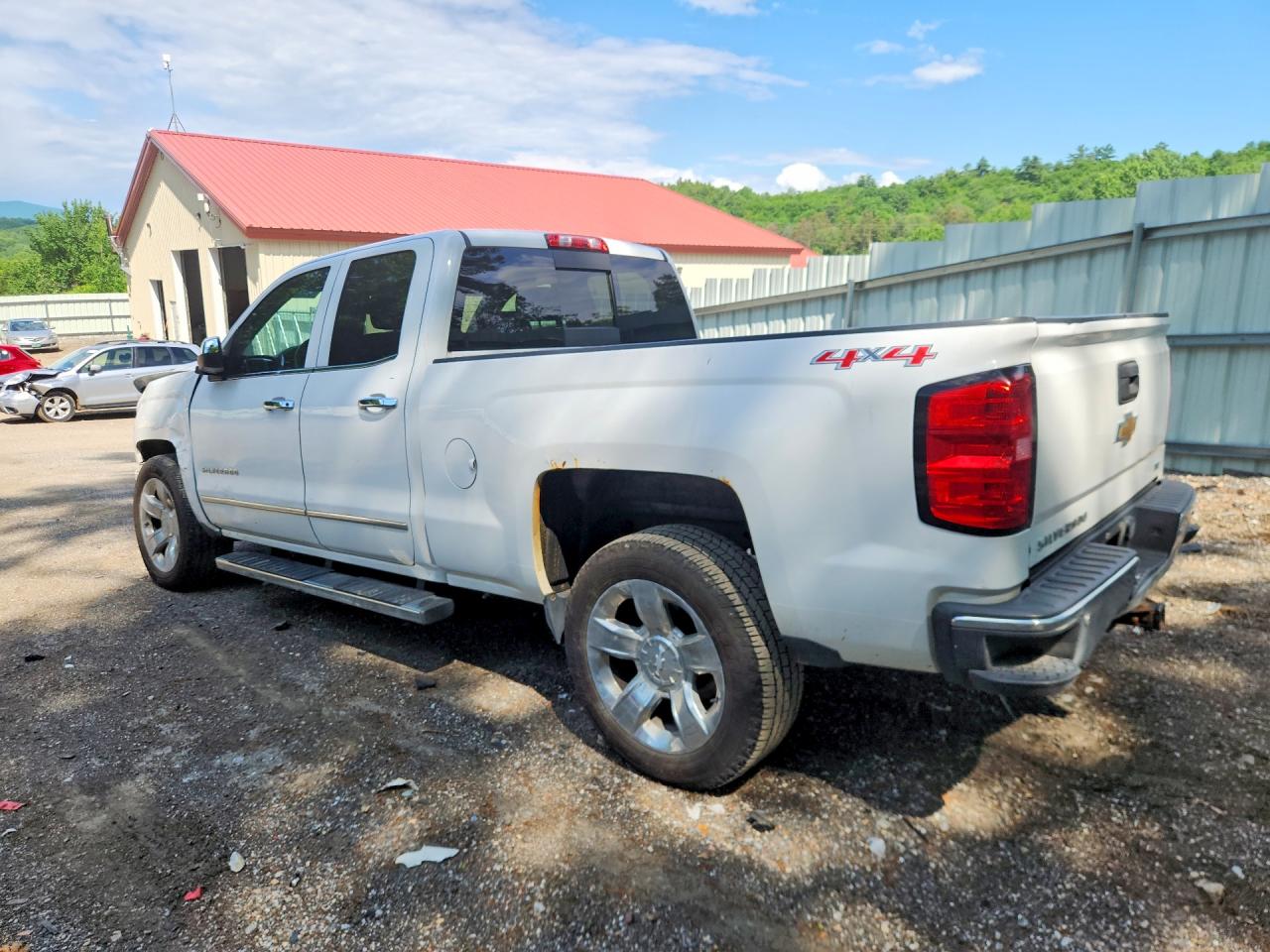 2015 Chevrolet Silverado K1500 Ltz White vin: 1GCVKSECXFZ253717