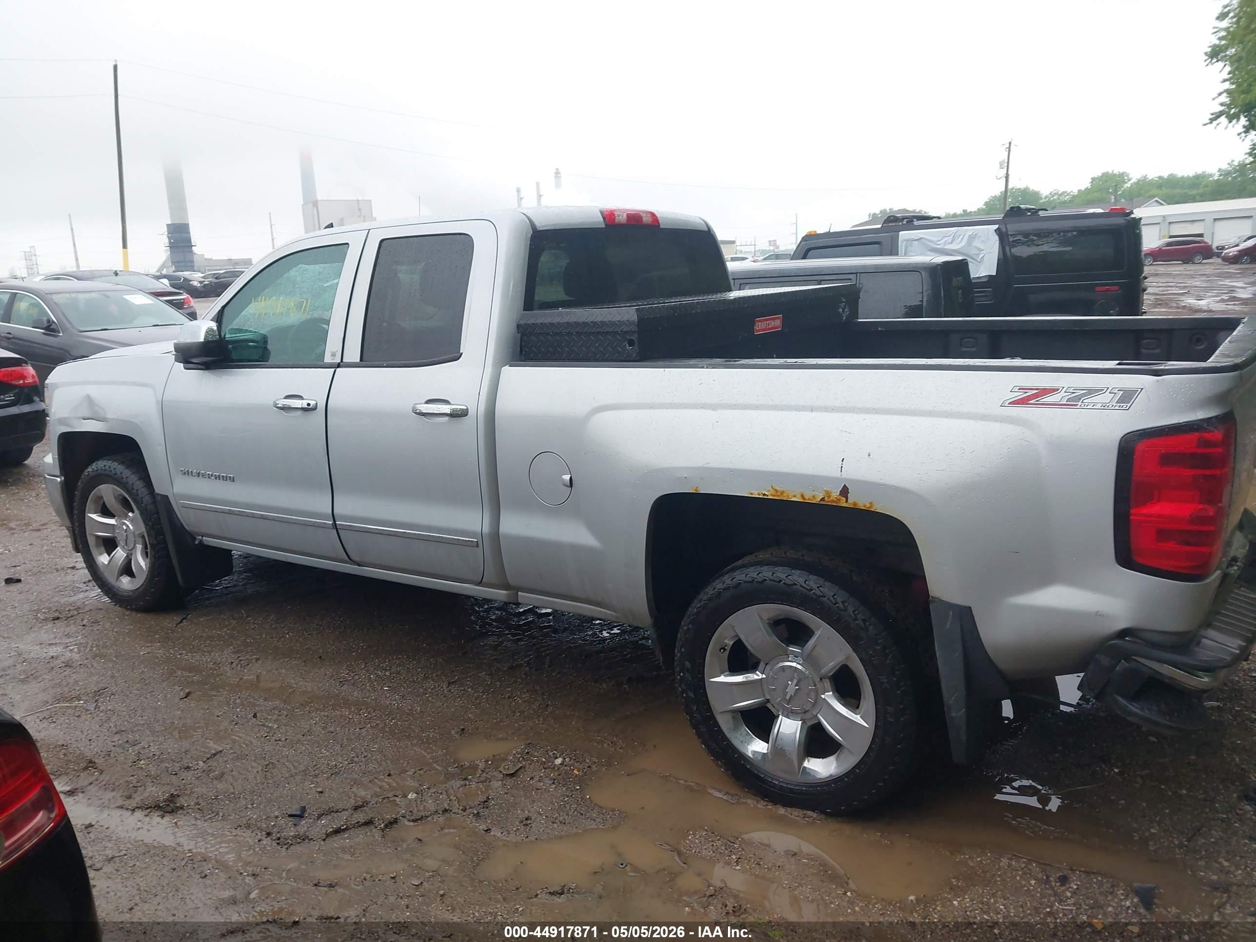 2014 Chevrolet Silverado 1500 2lz Серебряный vin: 1GCVKSEJ0EZ232775