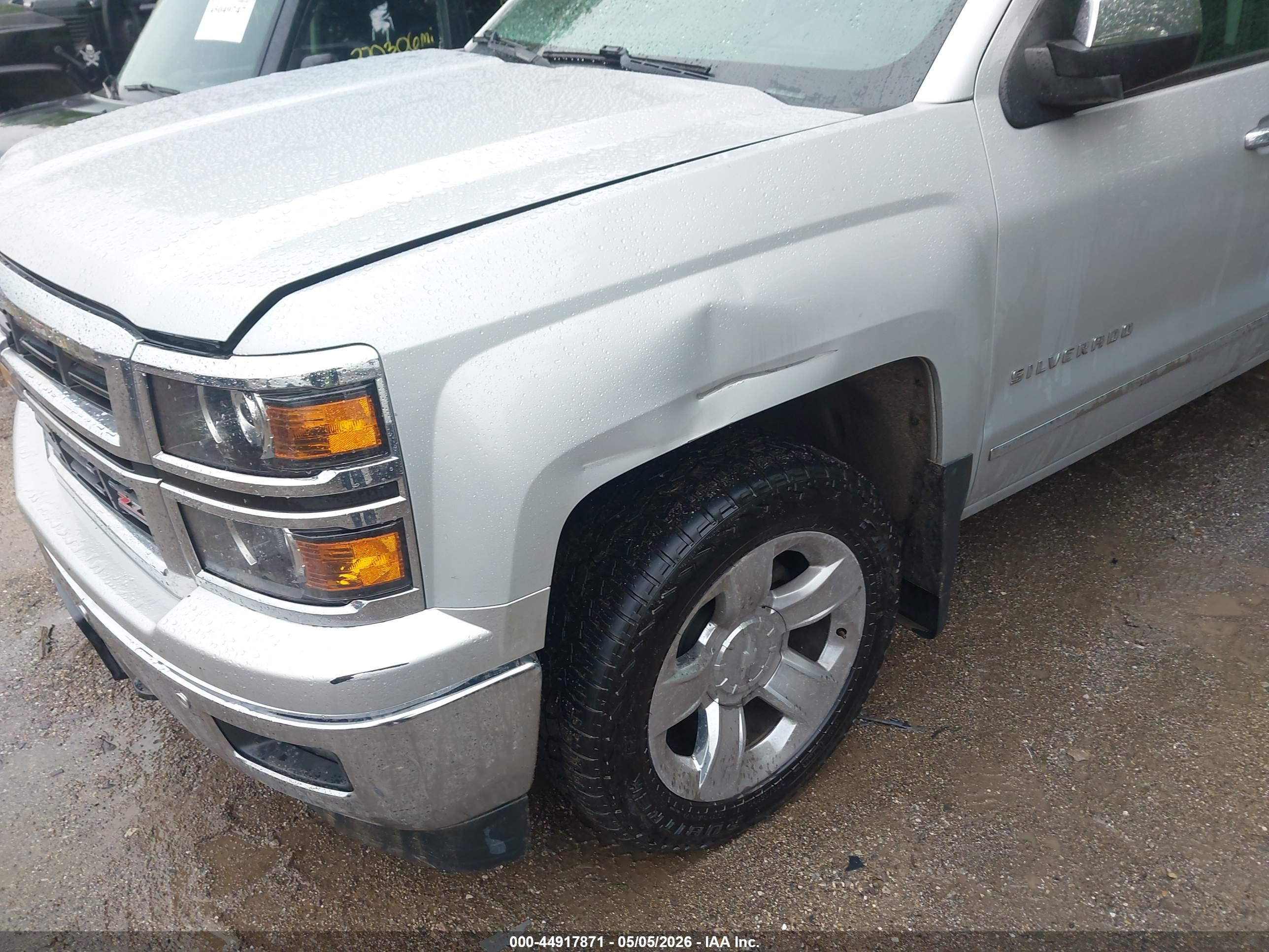 2014 Chevrolet Silverado 1500 2lz Серебряный vin: 1GCVKSEJ0EZ232775