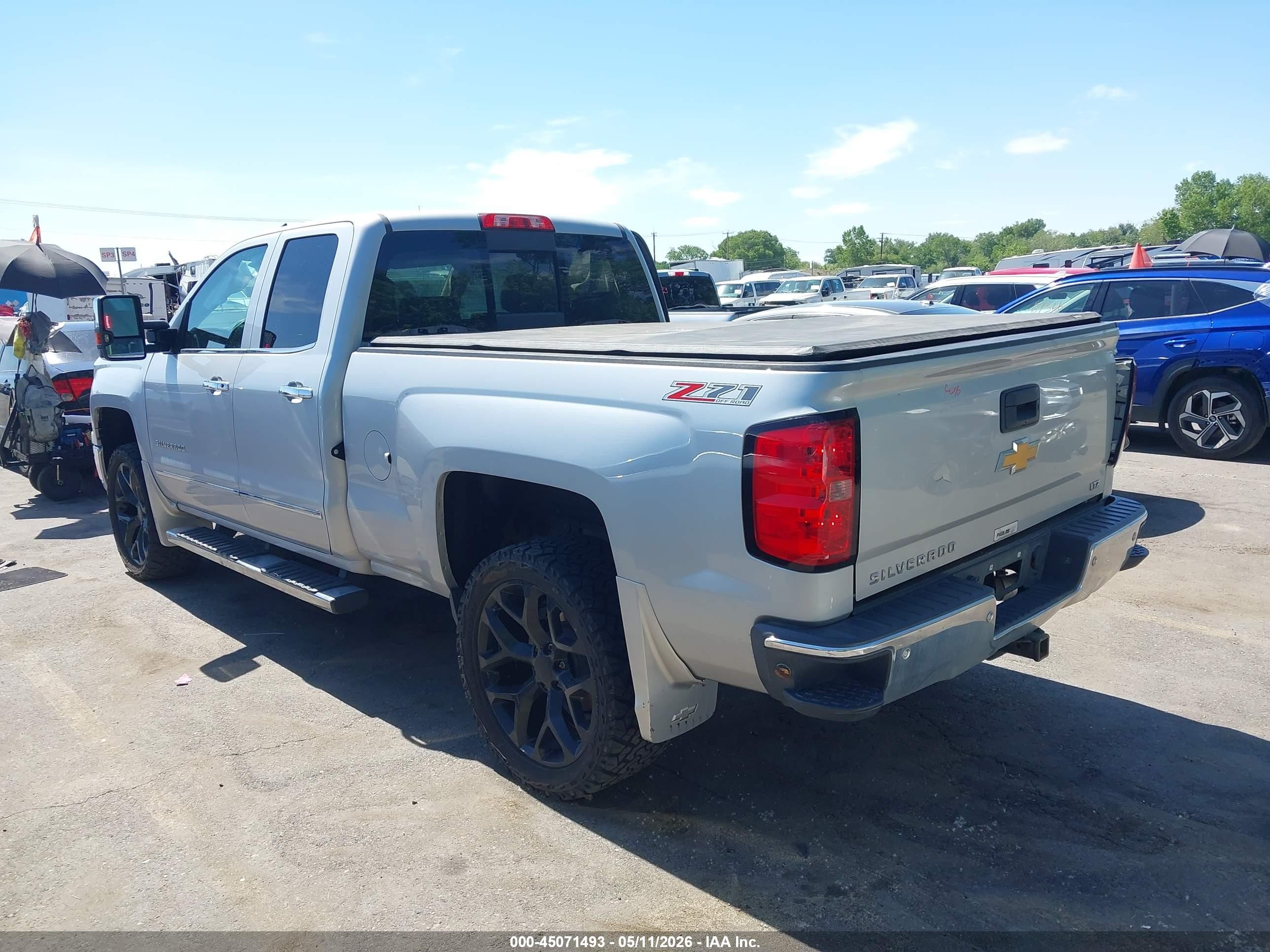 2015 Chevrolet Silverado 1500 2lz Silver vin: 1GCVKSEJ0FZ357101