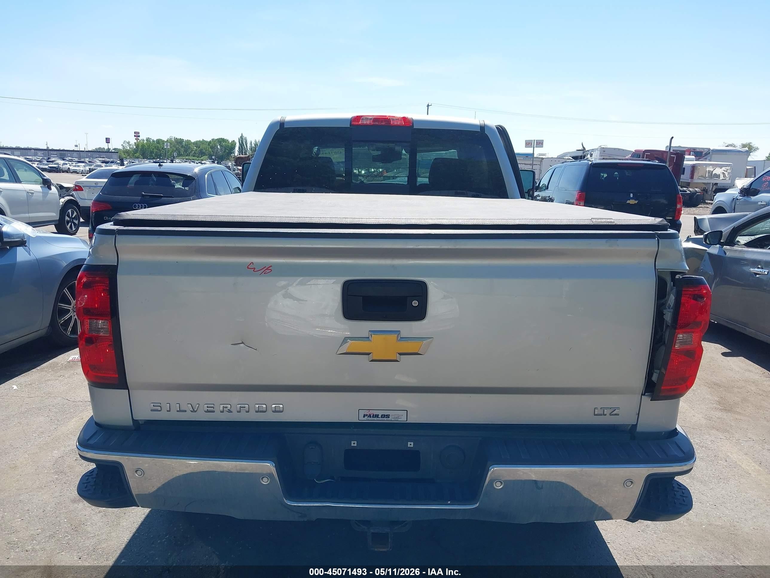 2015 Chevrolet Silverado 1500 2lz Silver vin: 1GCVKSEJ0FZ357101