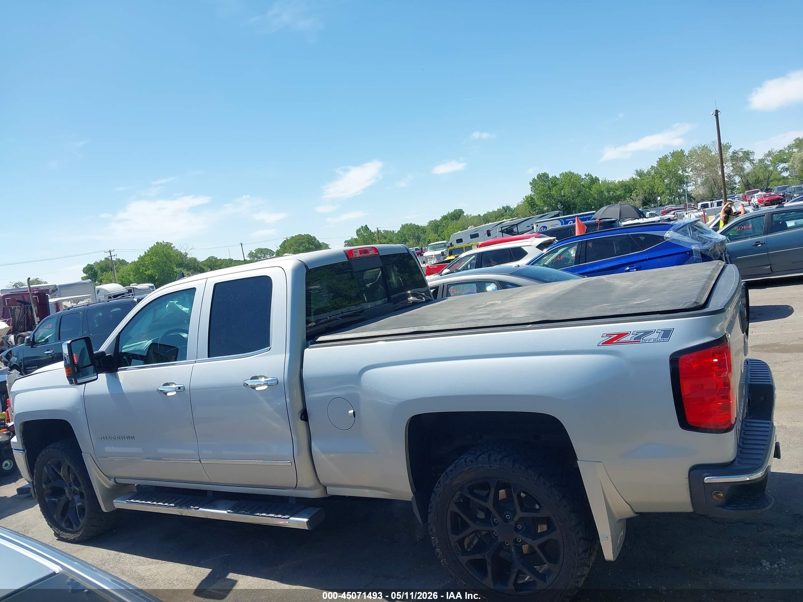 2015 Chevrolet Silverado 1500 2lz Silver vin: 1GCVKSEJ0FZ357101