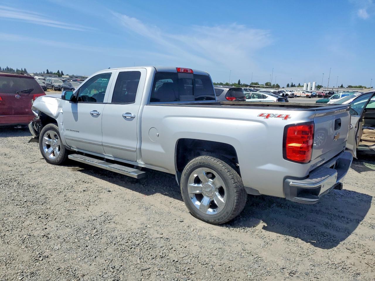 2014 Chevrolet Silverado K1500 Ltz Silver vin: 1GCVKSEJ5EZ259762