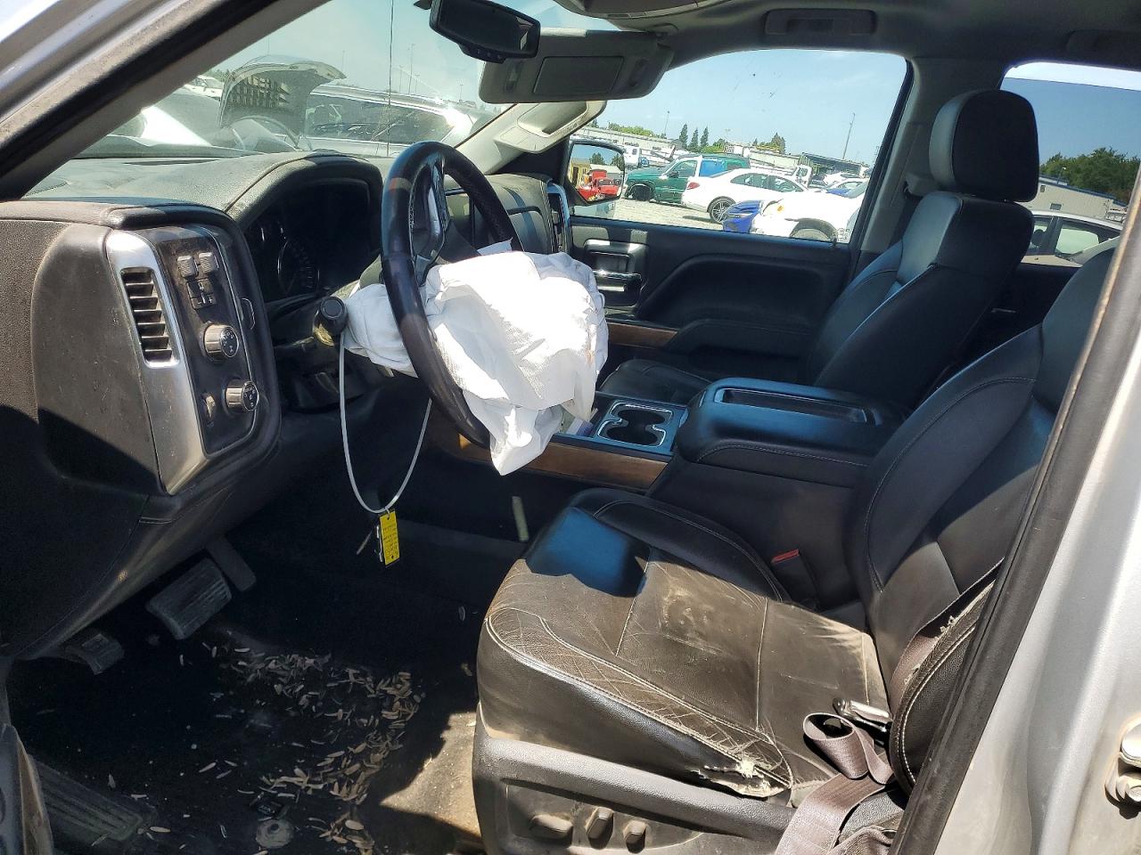 2014 Chevrolet Silverado K1500 Ltz Silver vin: 1GCVKSEJ5EZ259762