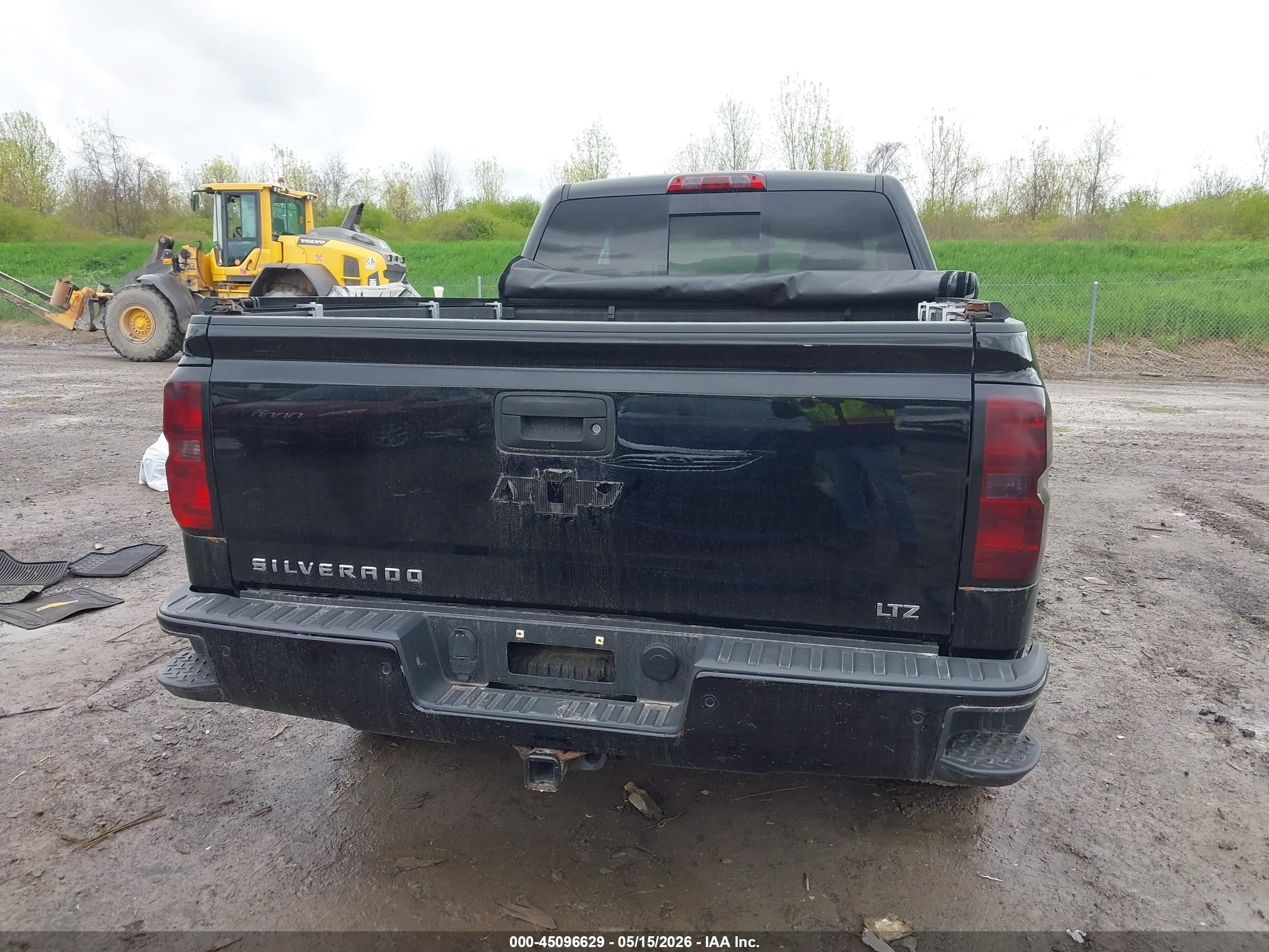 2015 Chevrolet Silverado 1500 2lz Black vin: 1GCVKSEJ7FZ433428