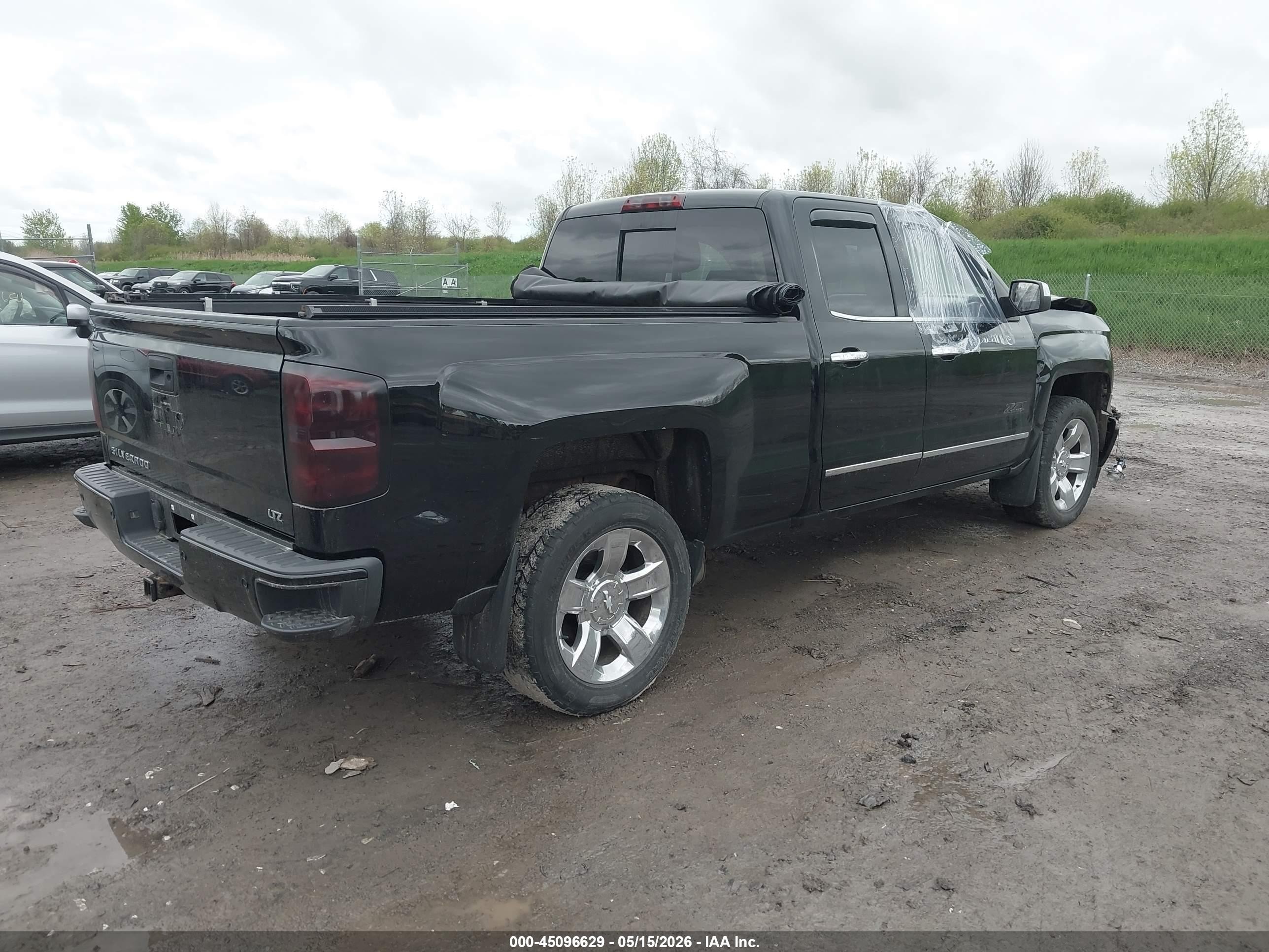 2015 Chevrolet Silverado 1500 2lz Black vin: 1GCVKSEJ7FZ433428