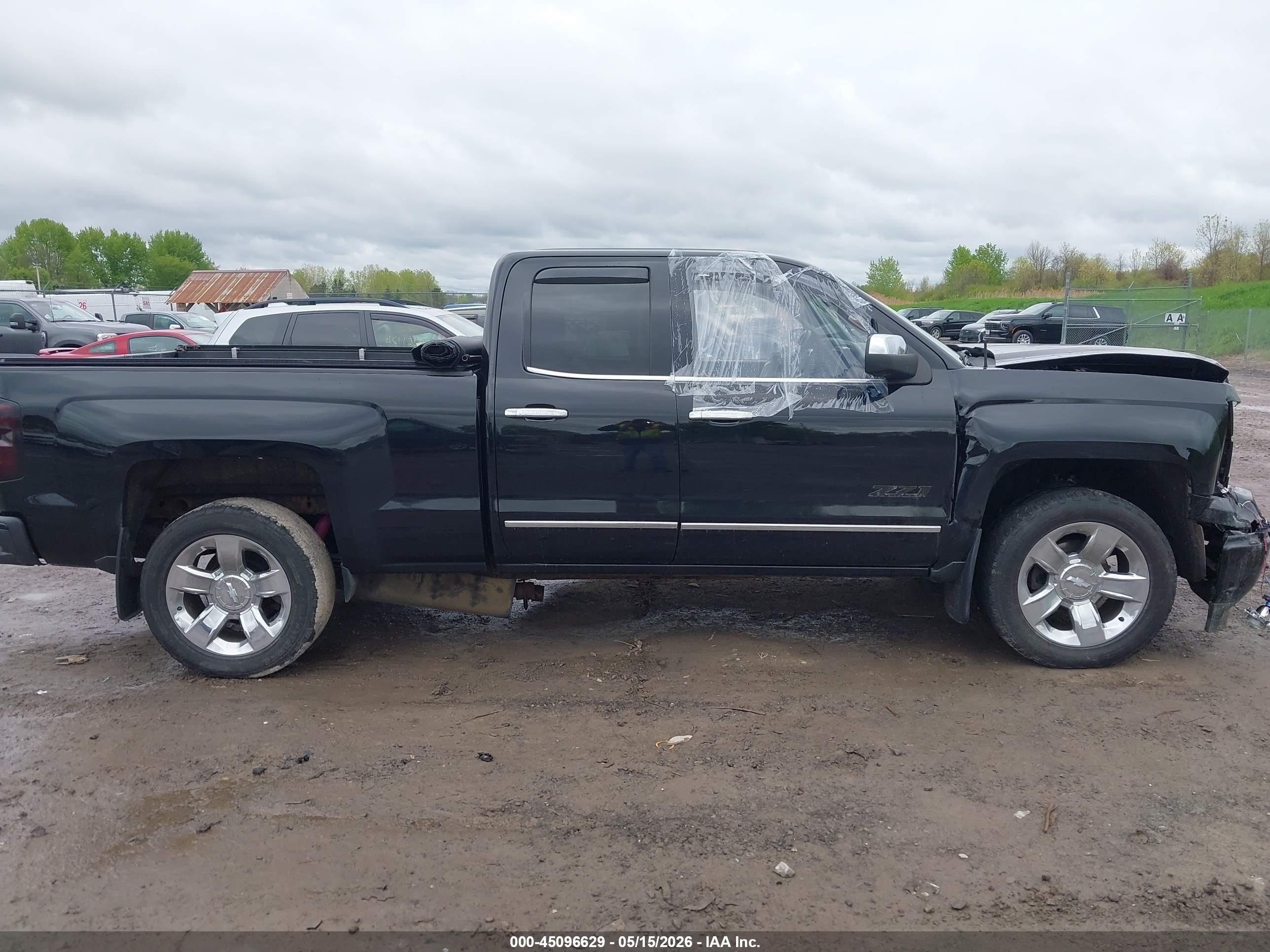 2015 Chevrolet Silverado 1500 2lz Black vin: 1GCVKSEJ7FZ433428