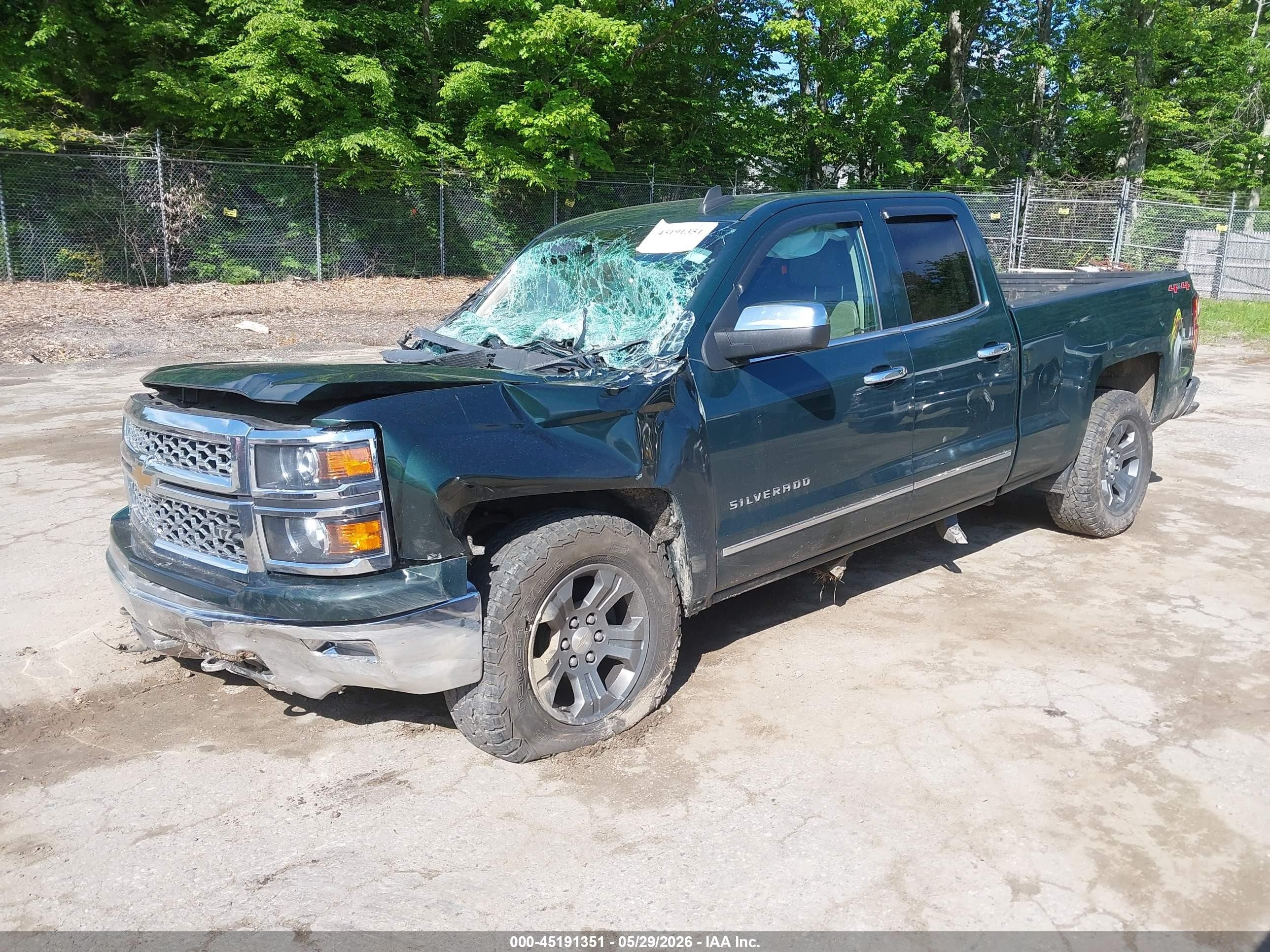 2015 Chevrolet Silverado 1500 1lz Green vin: 1GCVKSEJ8FZ285242