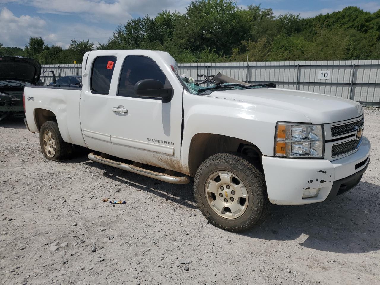 2012 Chevrolet Silverado K1500 Ltz White vin: 1GCVKTE25CZ111770