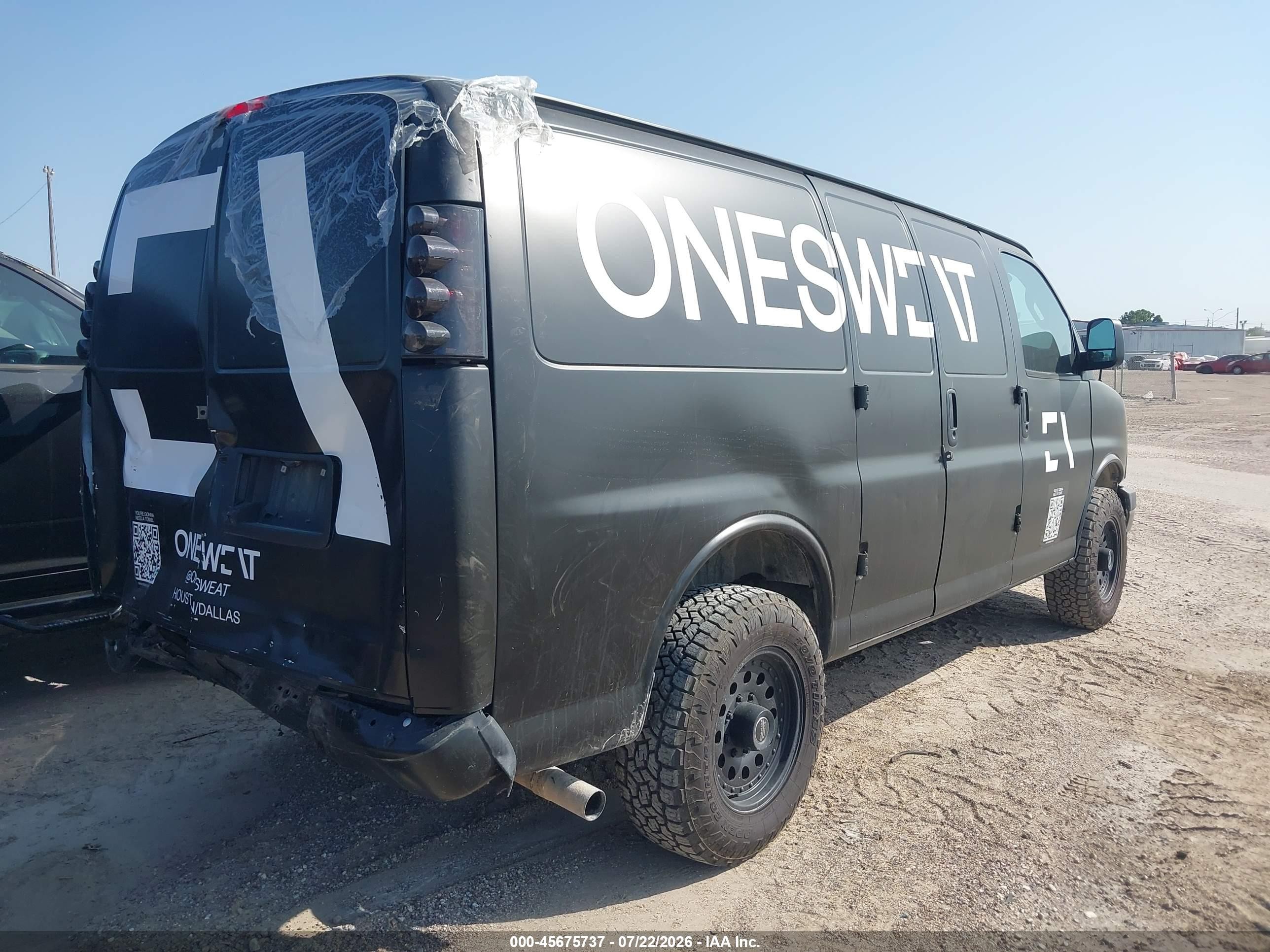 2017 Chevrolet Express 2500 Work Van Черный vin: 1GCWGAFF8H1128631