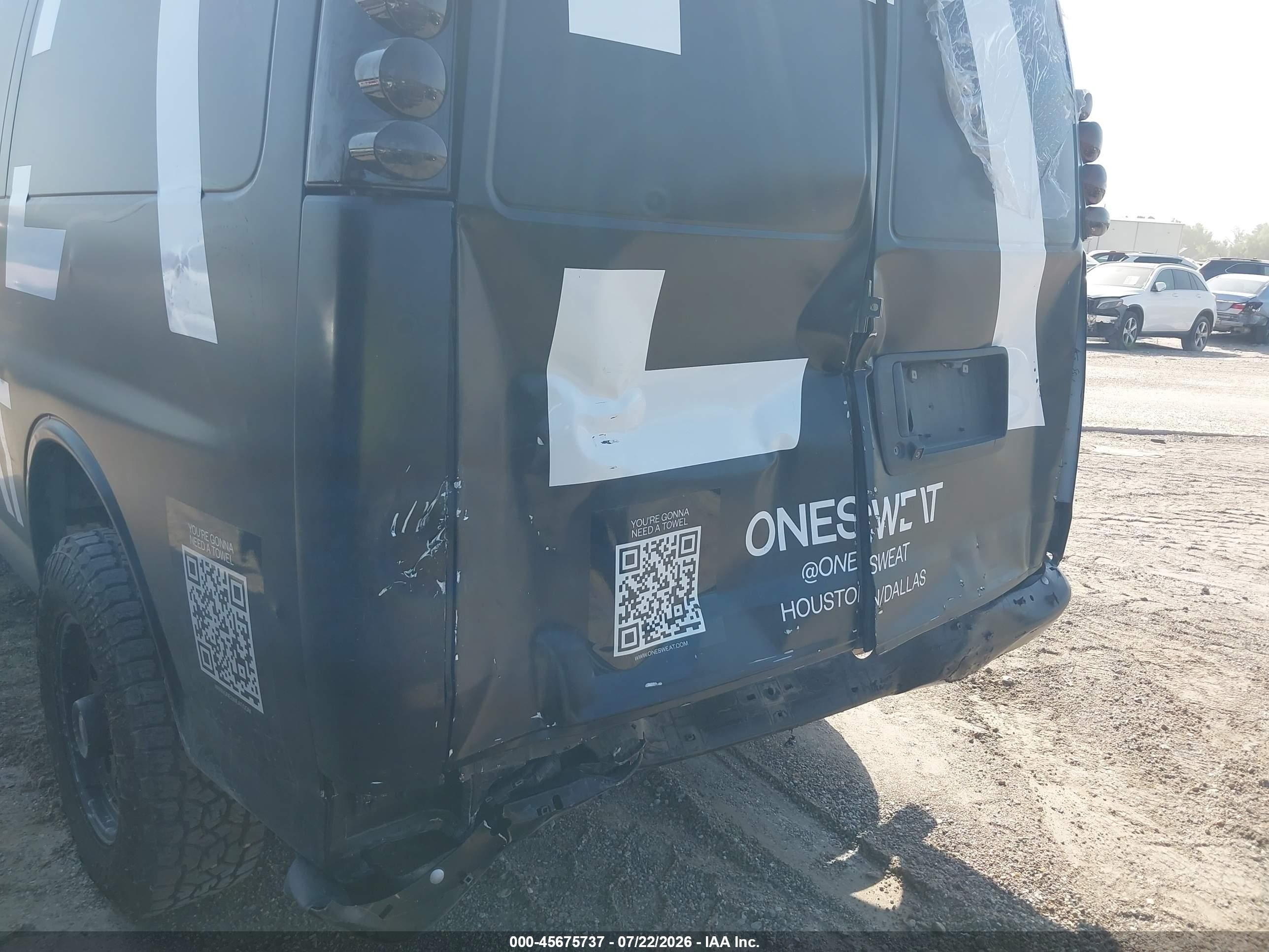 2017 Chevrolet Express 2500 Work Van Черный vin: 1GCWGAFF8H1128631