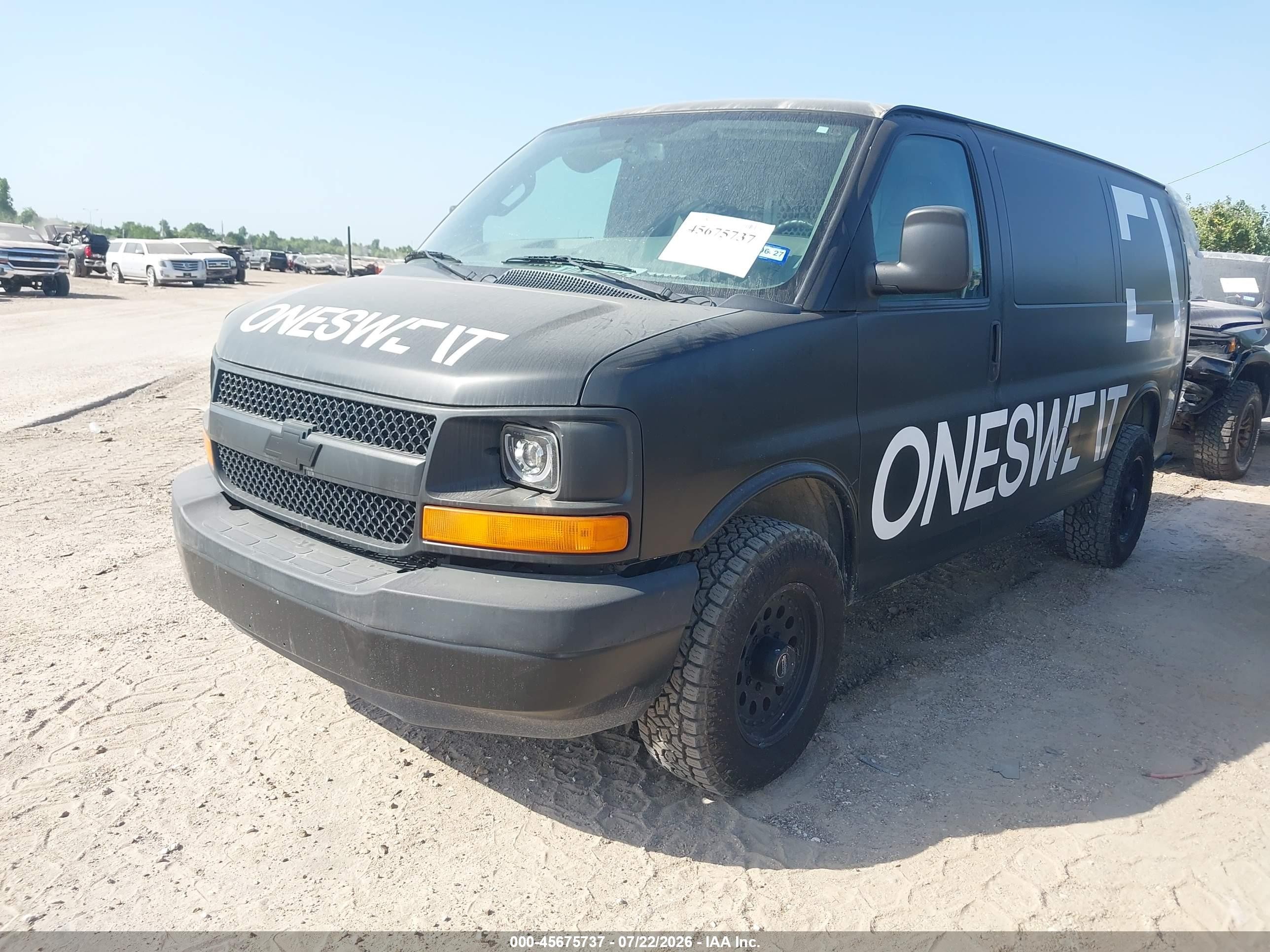 2017 Chevrolet Express 2500 Work Van Черный vin: 1GCWGAFF8H1128631