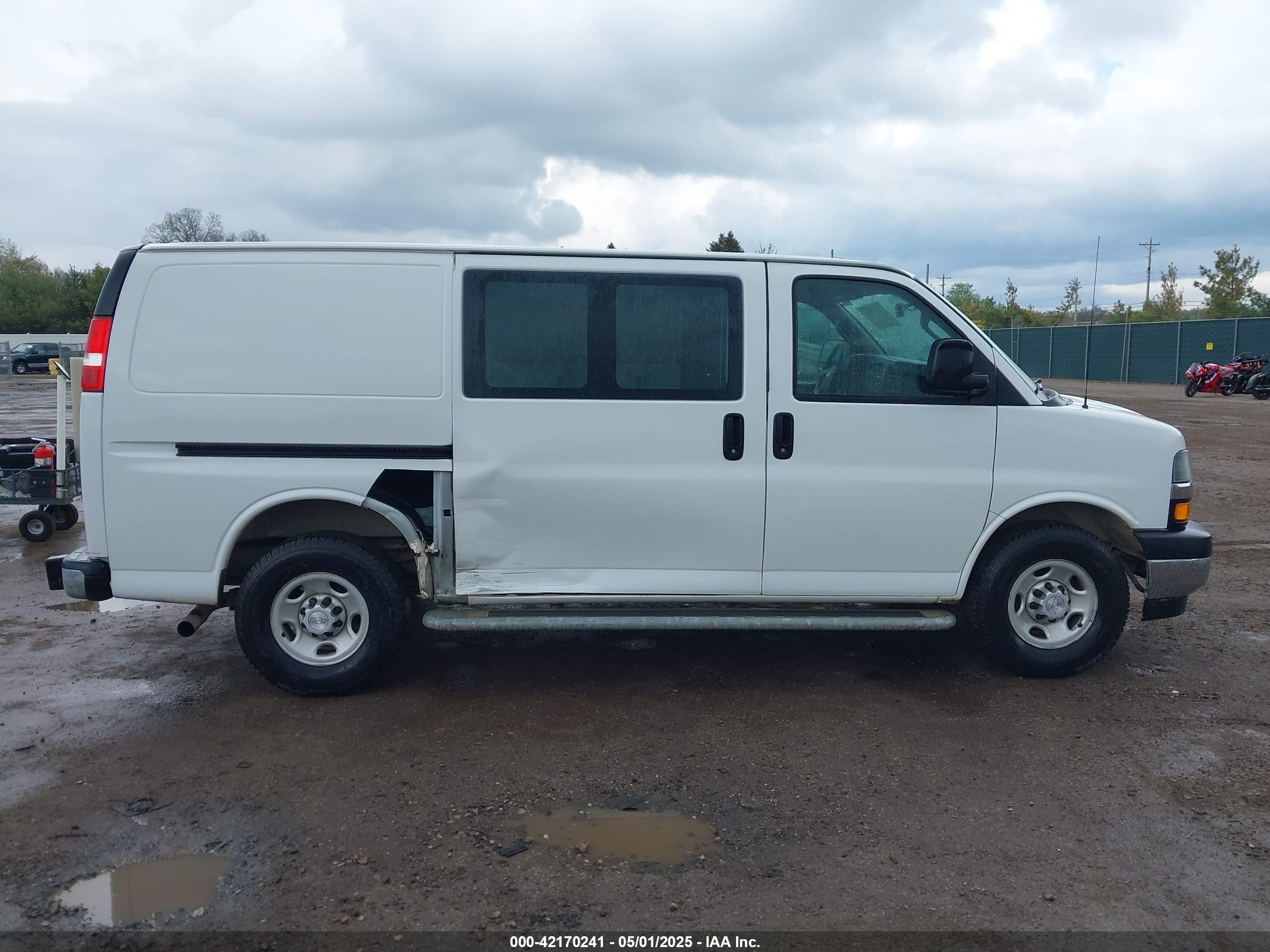 2018 Chevrolet Express 2500 Work Van White vin: 1GCWGAFG0J1908847