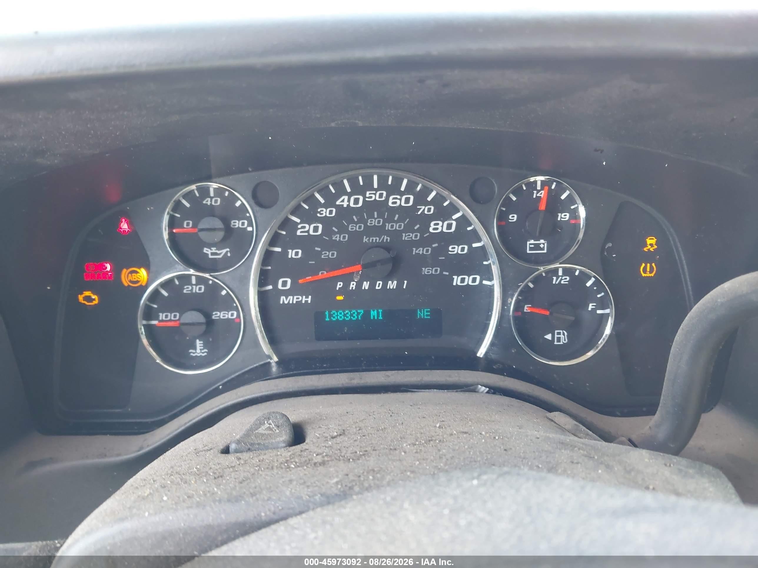 2014 Chevrolet Express 2500 Work Van White vin: 1GCWGFBA2E1135996