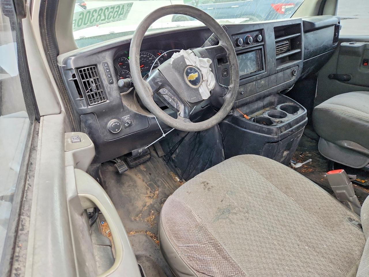 2013 Chevrolet Express G2500 White vin: 1GCWGFBA6D1103258