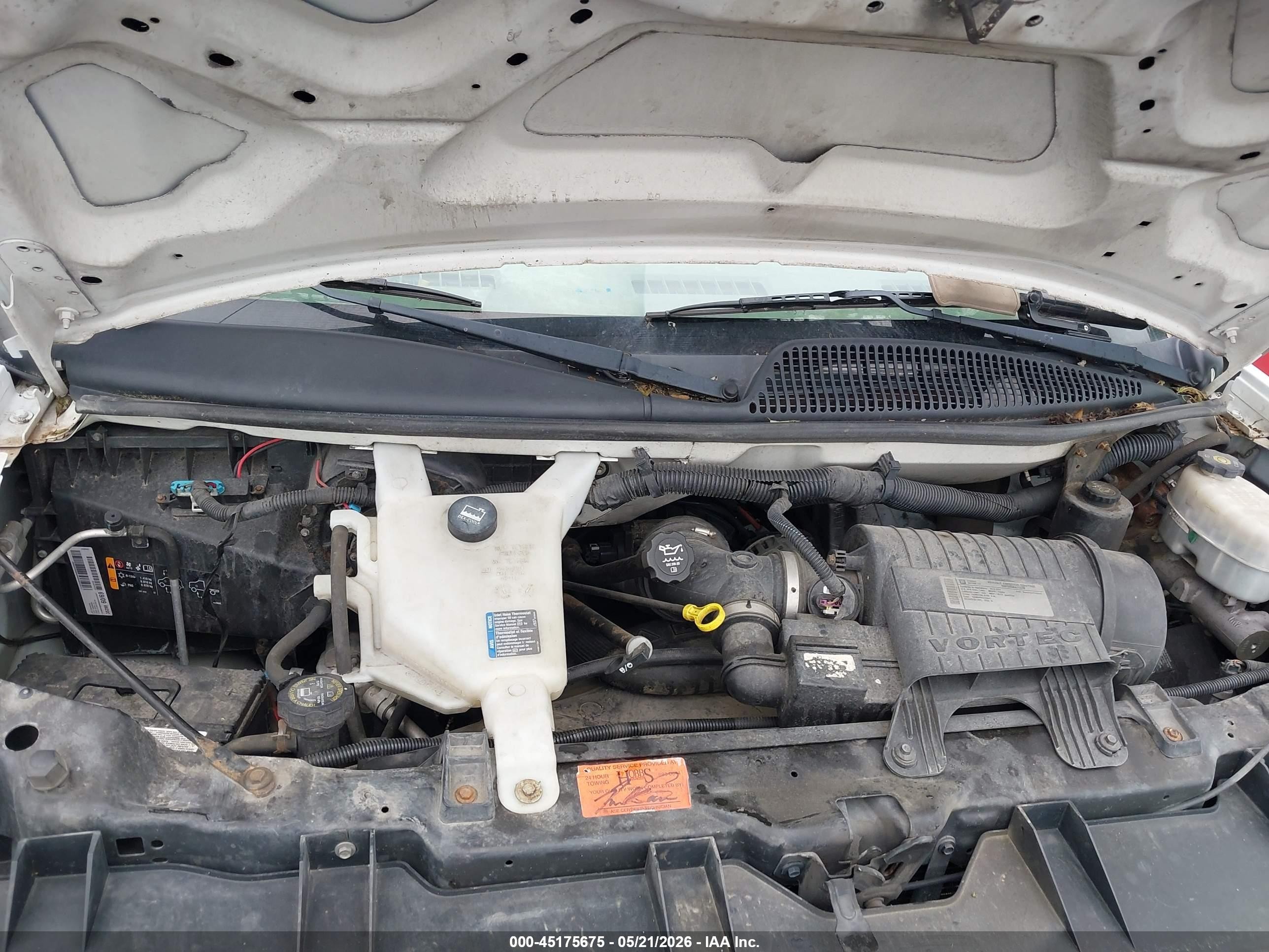 2012 Chevrolet Express 2500 Work Van Белый vin: 1GCWGFBA7C1174774