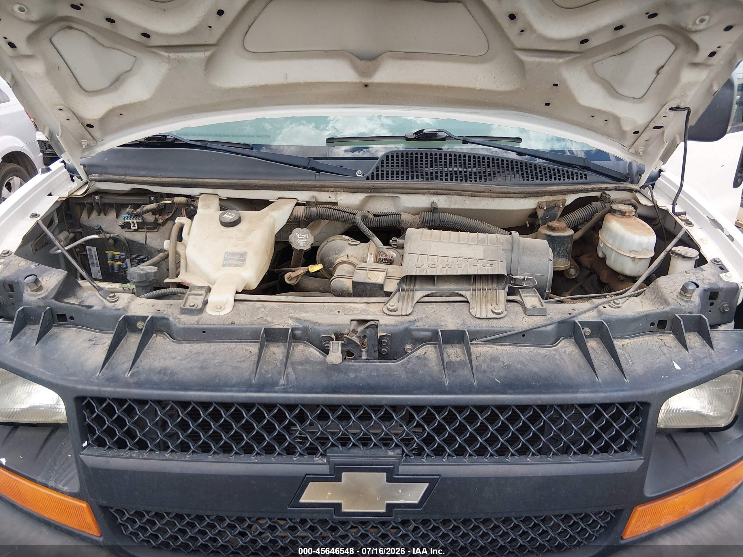 2011 Chevrolet Express 2500 Work Van Белый vin: 1GCWGFCA1B1113918