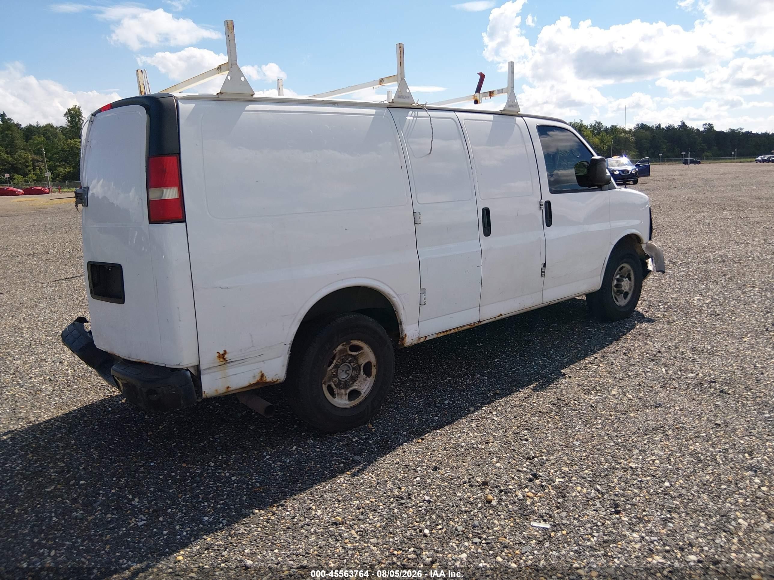 2012 Chevrolet Express 2500 Work Van White vin: 1GCWGFCA1C1203216