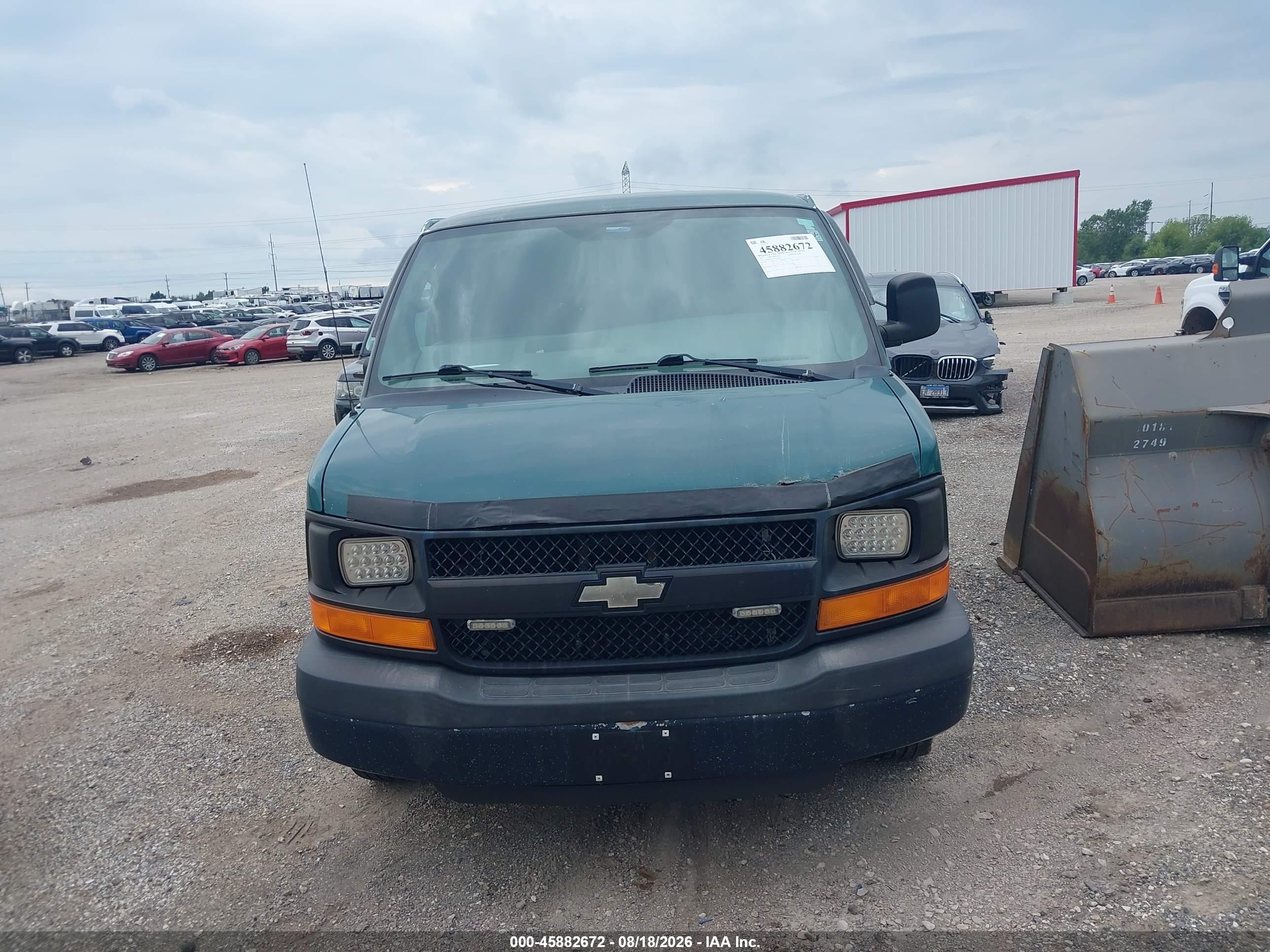 2013 Chevrolet Express 2500 Work Van Green vin: 1GCWGFCA1D1126249