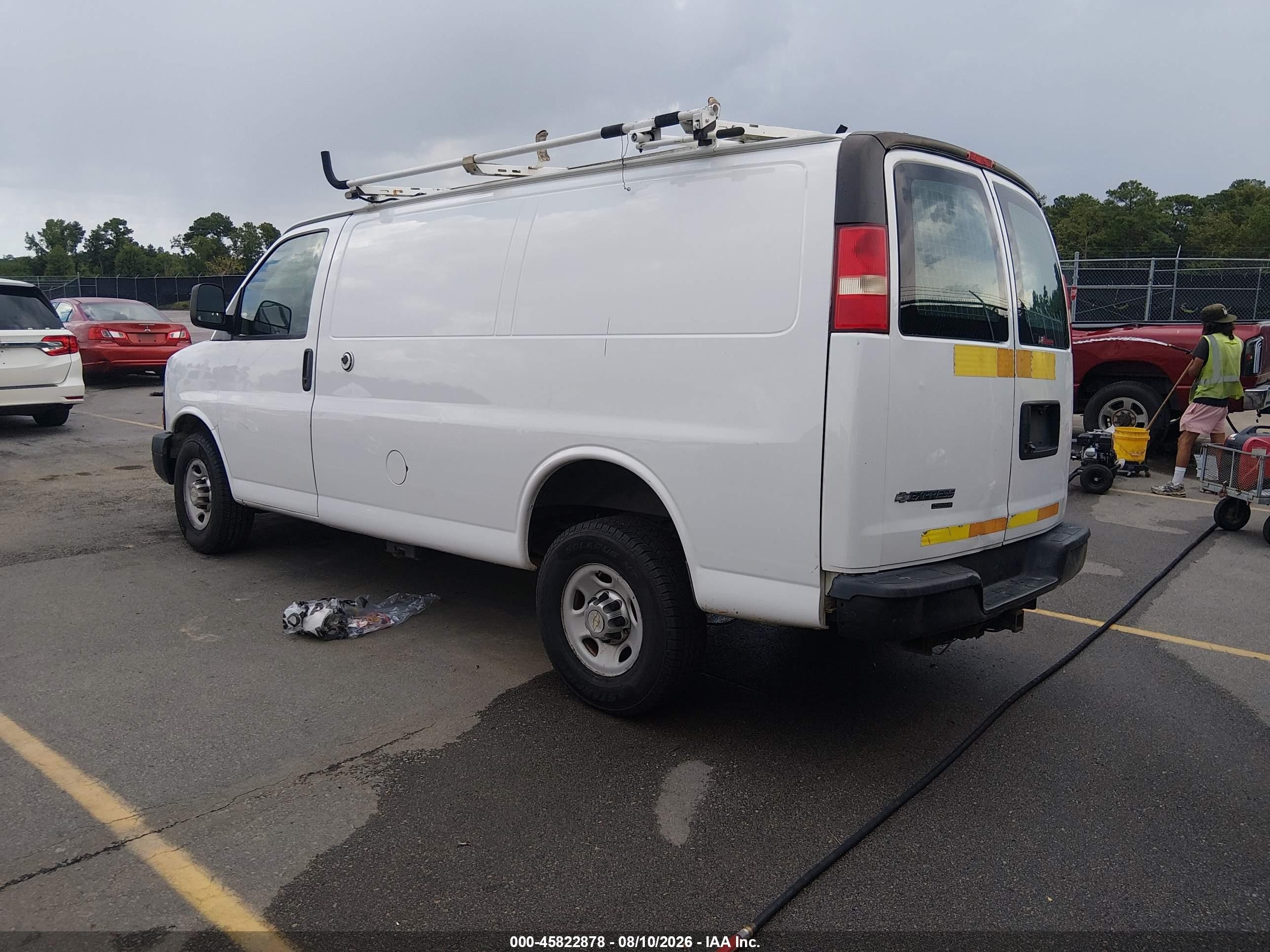 2013 Chevrolet Express 2500 Work Van White vin: 1GCWGFCA1D1146808