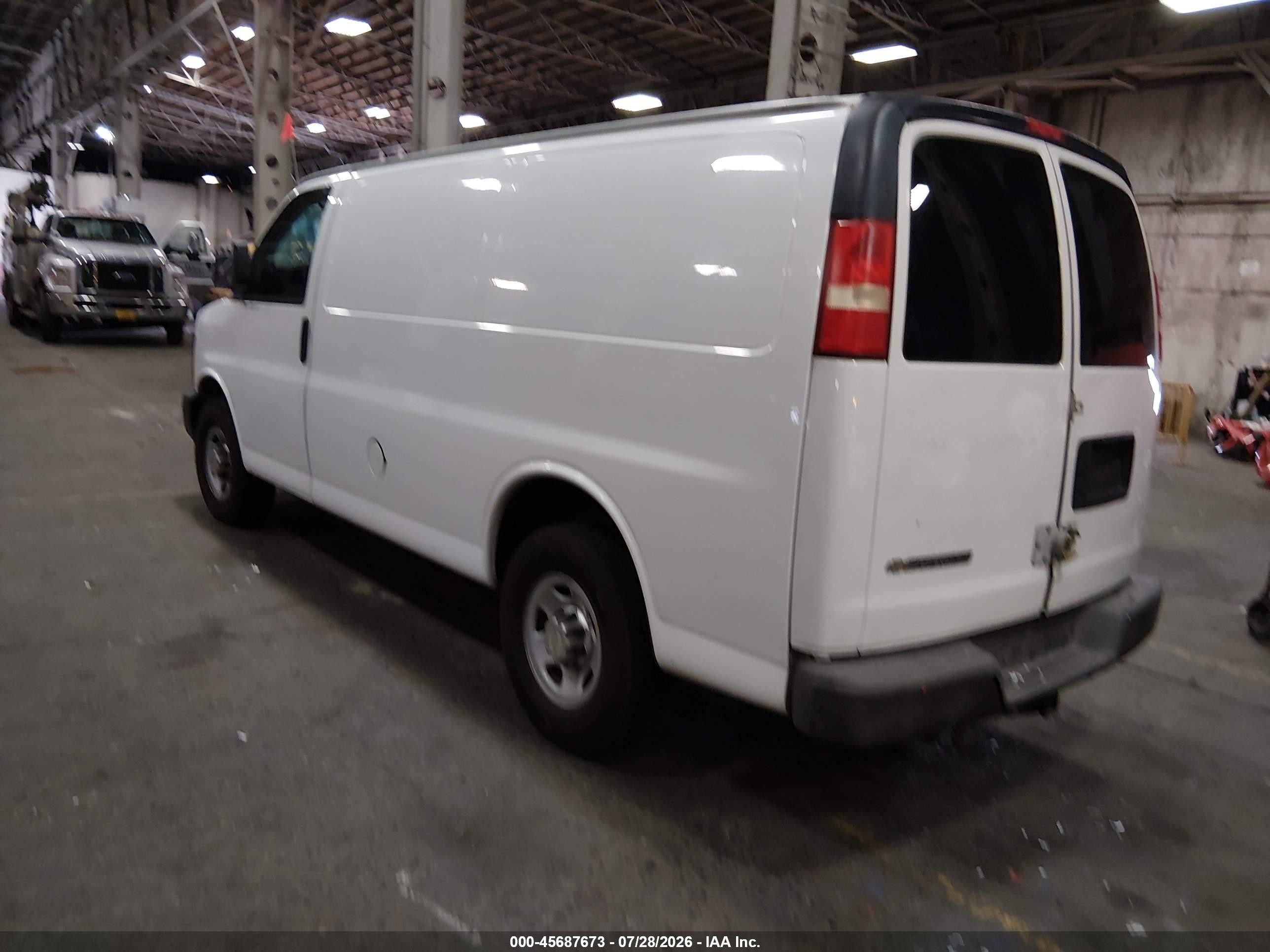 2014 Chevrolet Express 2500 Work Van White vin: 1GCWGFCA1E1151590
