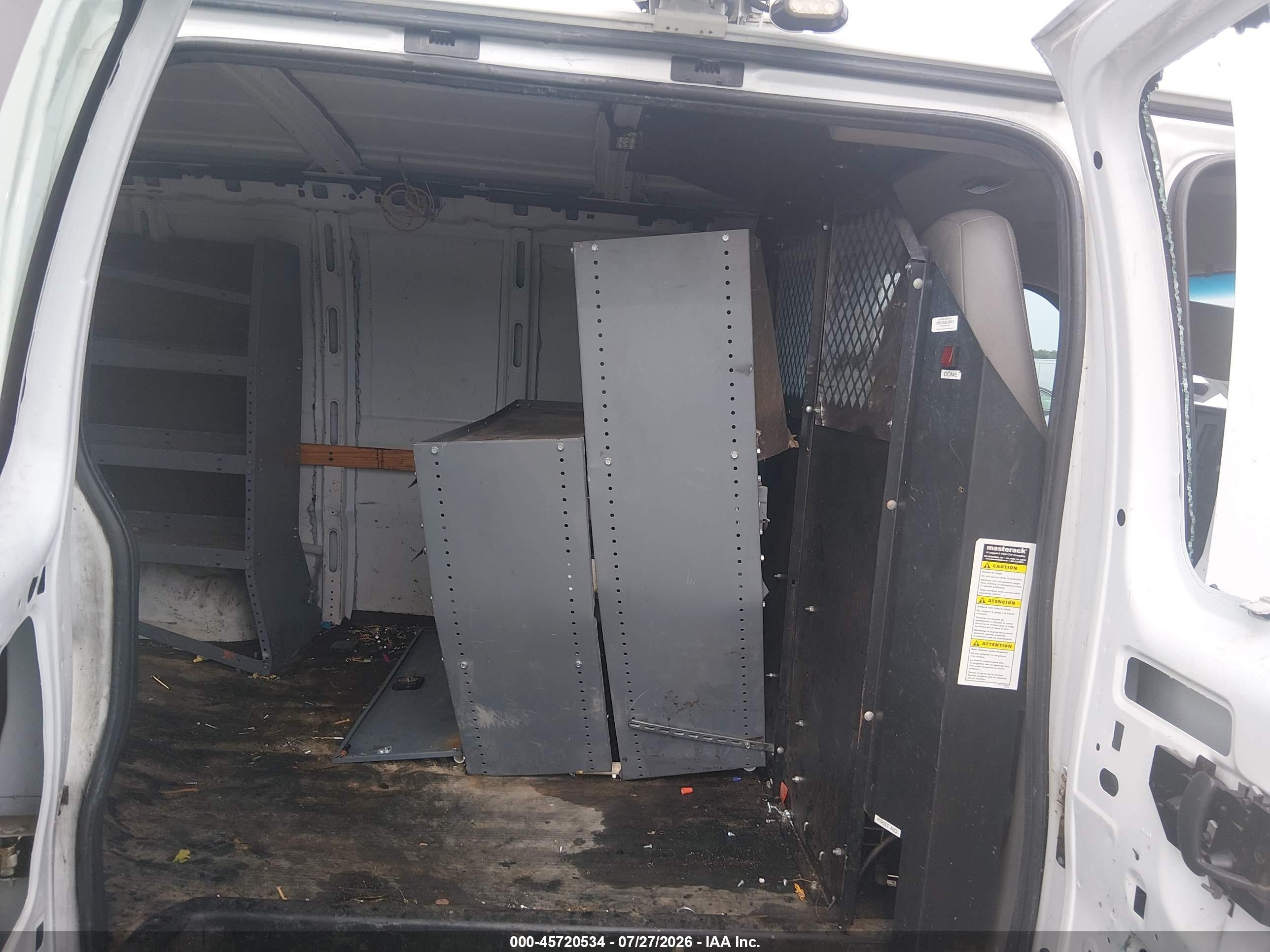 2014 Chevrolet Express 2500 Work Van Белый vin: 1GCWGFCA2E1159732