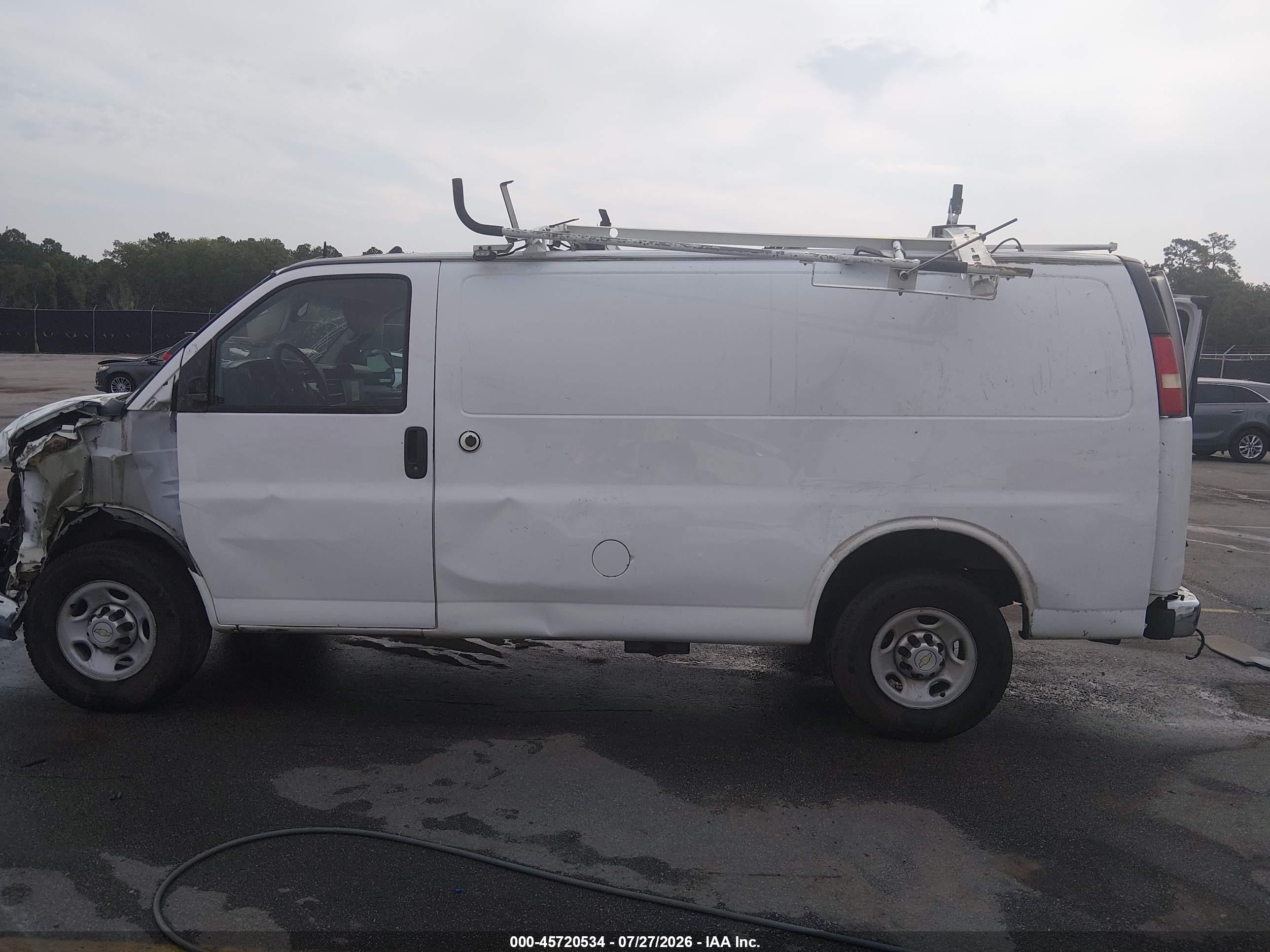 2014 Chevrolet Express 2500 Work Van Белый vin: 1GCWGFCA2E1159732