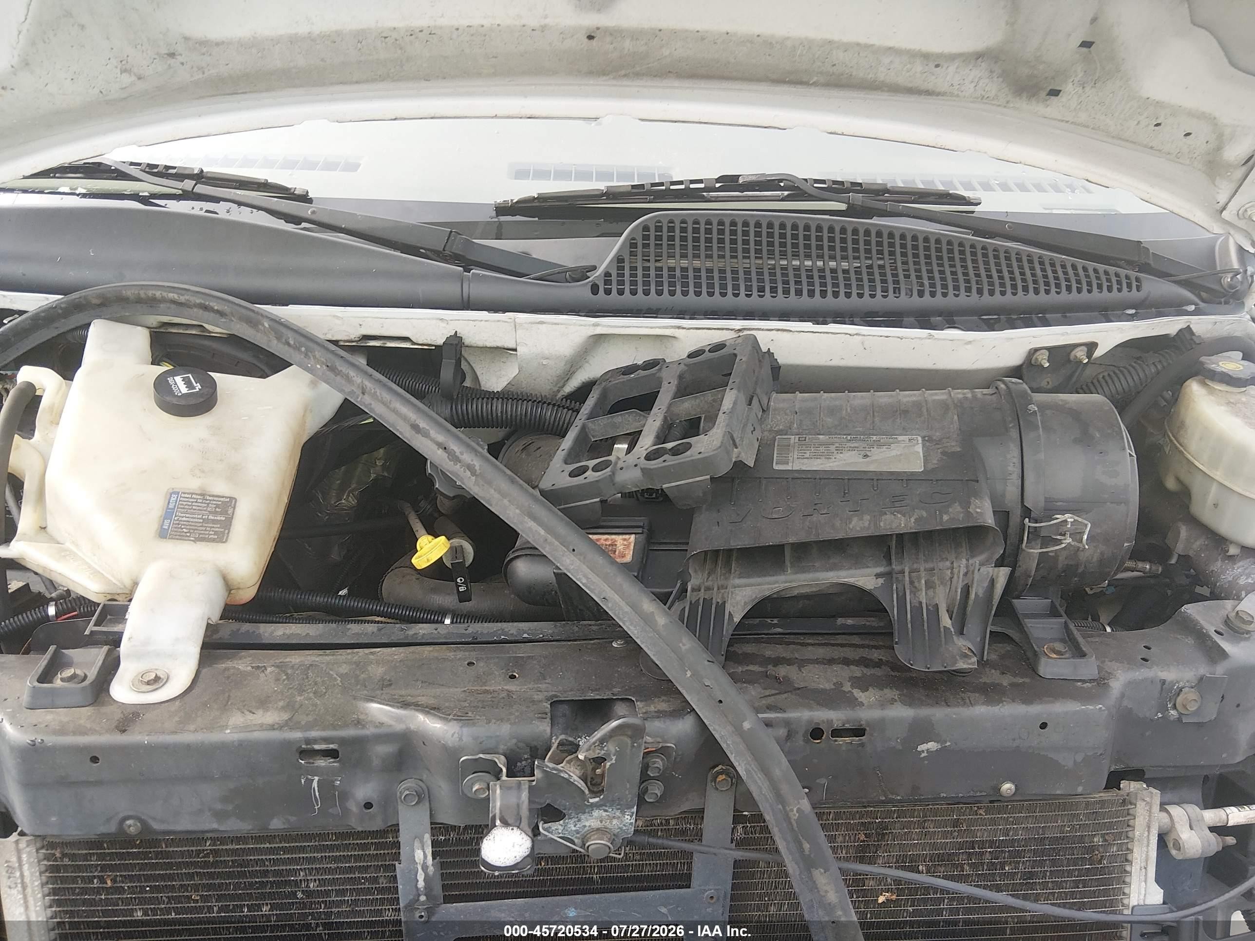 2014 Chevrolet Express 2500 Work Van Белый vin: 1GCWGFCA2E1159732