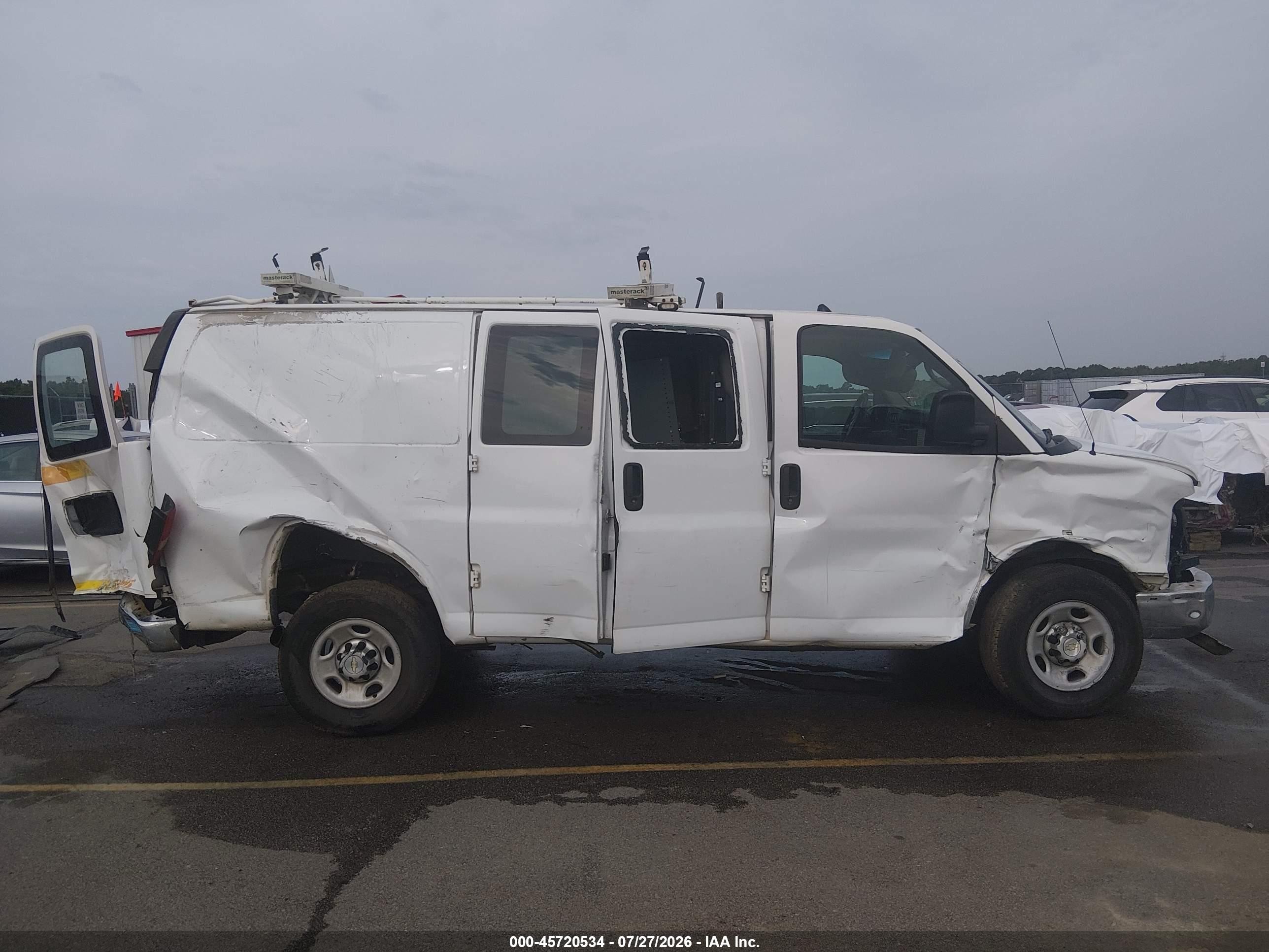 2014 Chevrolet Express 2500 Work Van Белый vin: 1GCWGFCA2E1159732