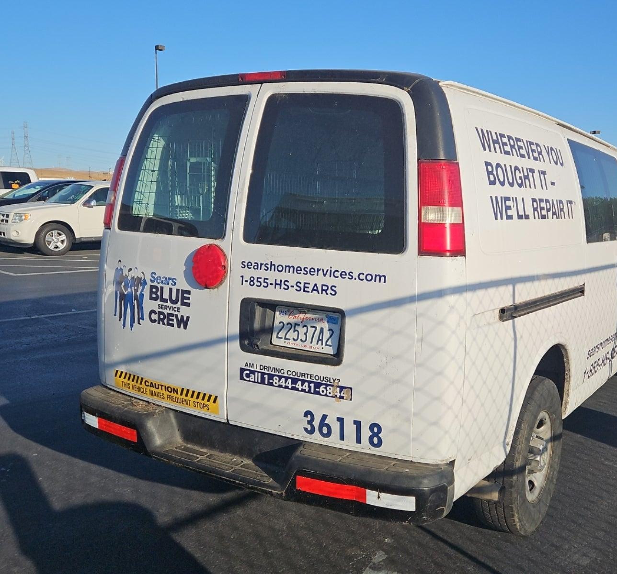 2013 Chevrolet Express G2500   vin: 1GCWGFCA3D1147507