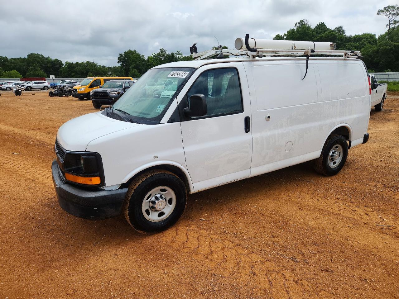 2013 Chevrolet Express G2500 White vin: 1GCWGFCA3D1903322