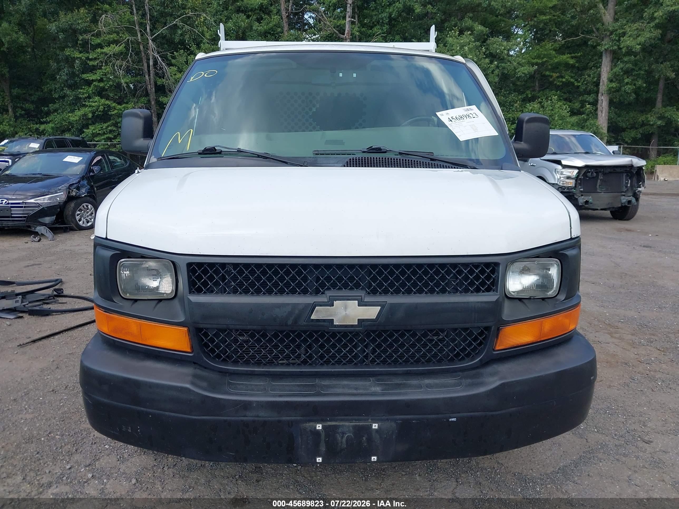2011 Chevrolet Express 2500 Work Van White vin: 1GCWGFCA4B1187107