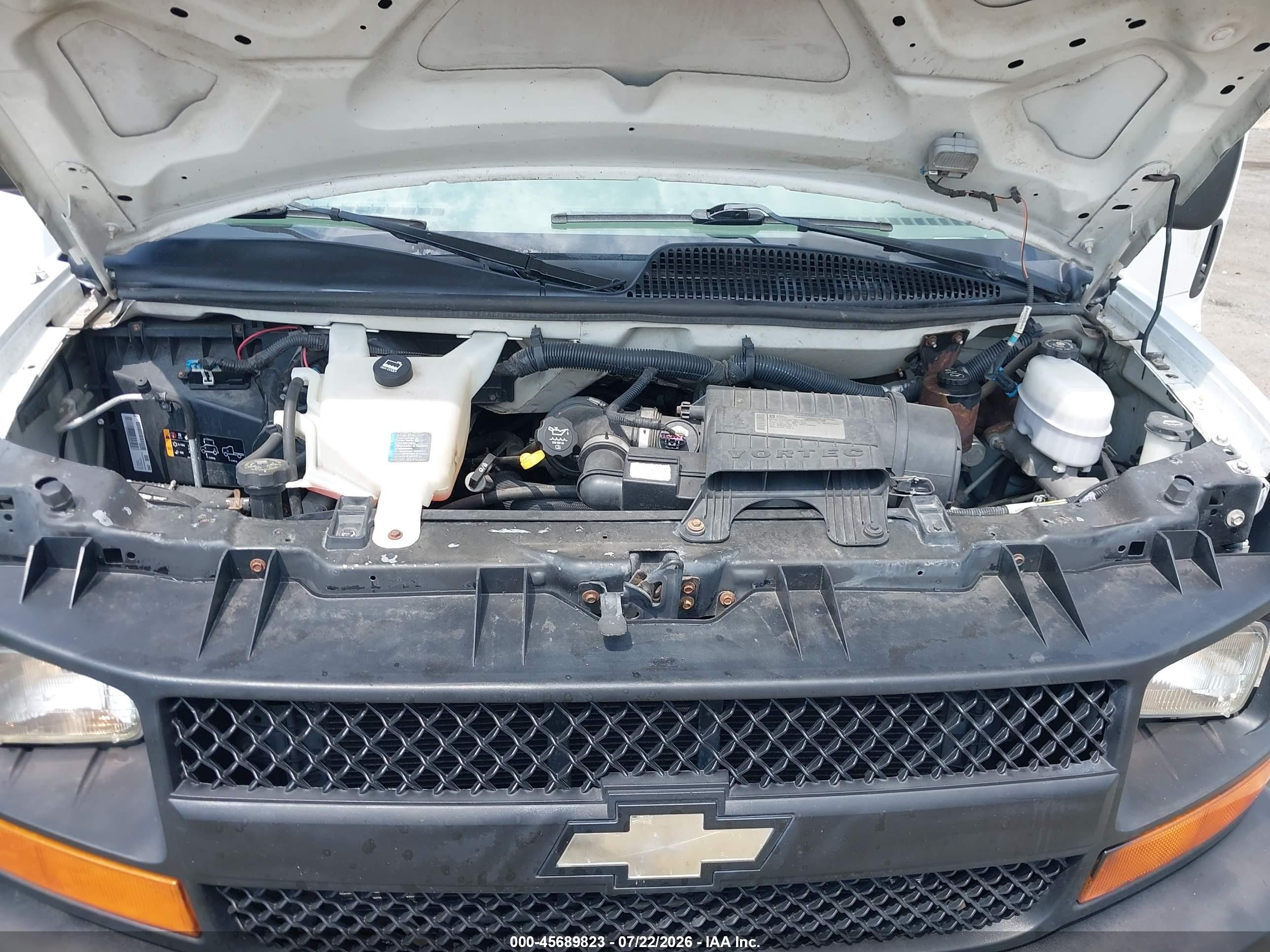 2011 Chevrolet Express 2500 Work Van White vin: 1GCWGFCA4B1187107
