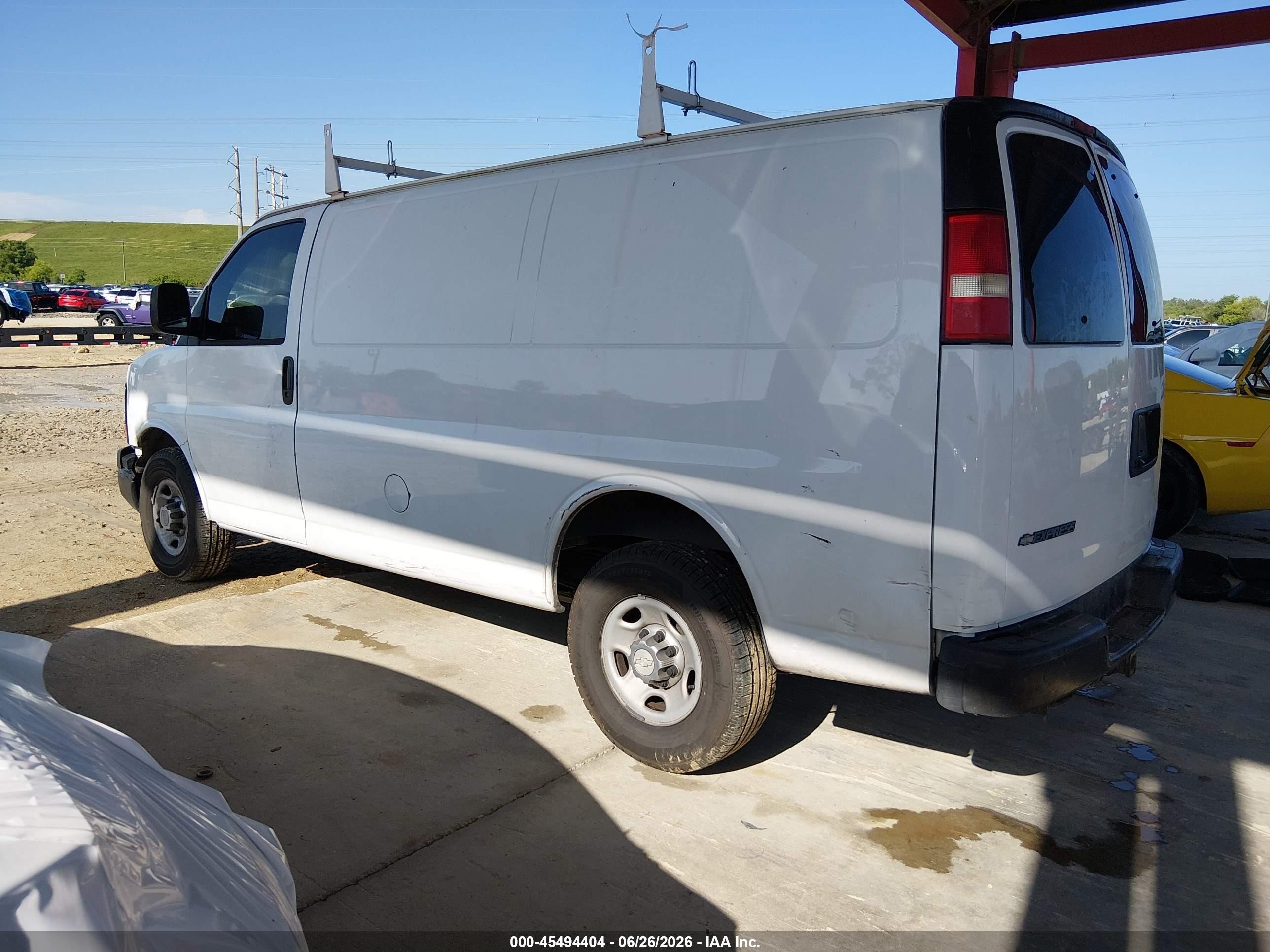 2014 Chevrolet Express 2500 Work Van White vin: 1GCWGFCA4E1214200