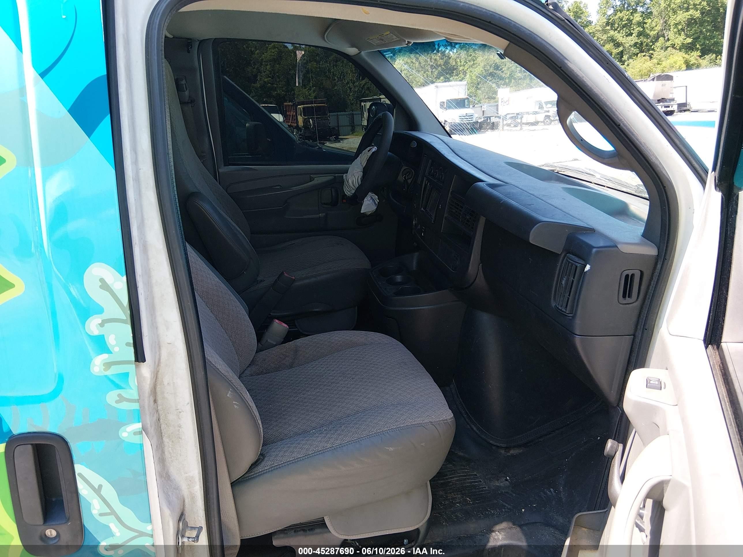 2011 Chevrolet Express 2500 Work Van Blue vin: 1GCWGFCA5B1164953