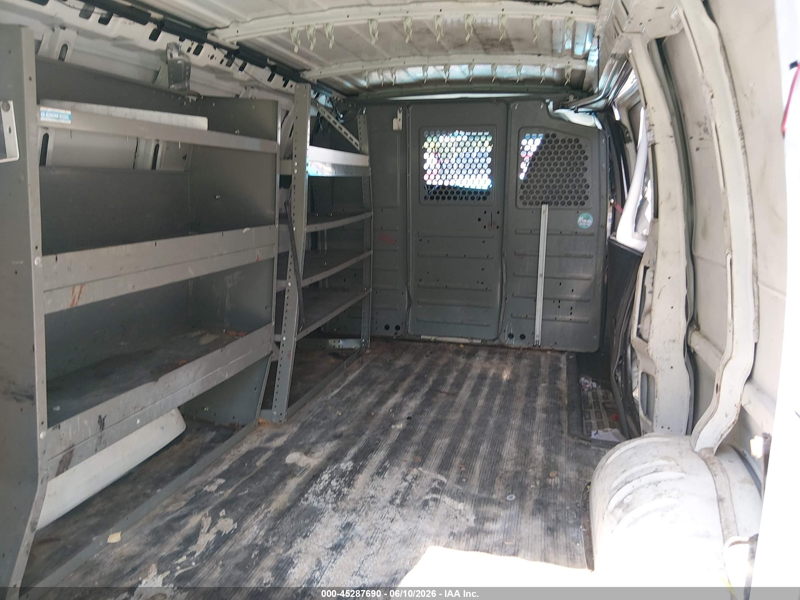 2011 Chevrolet Express 2500 Work Van Blue vin: 1GCWGFCA5B1164953
