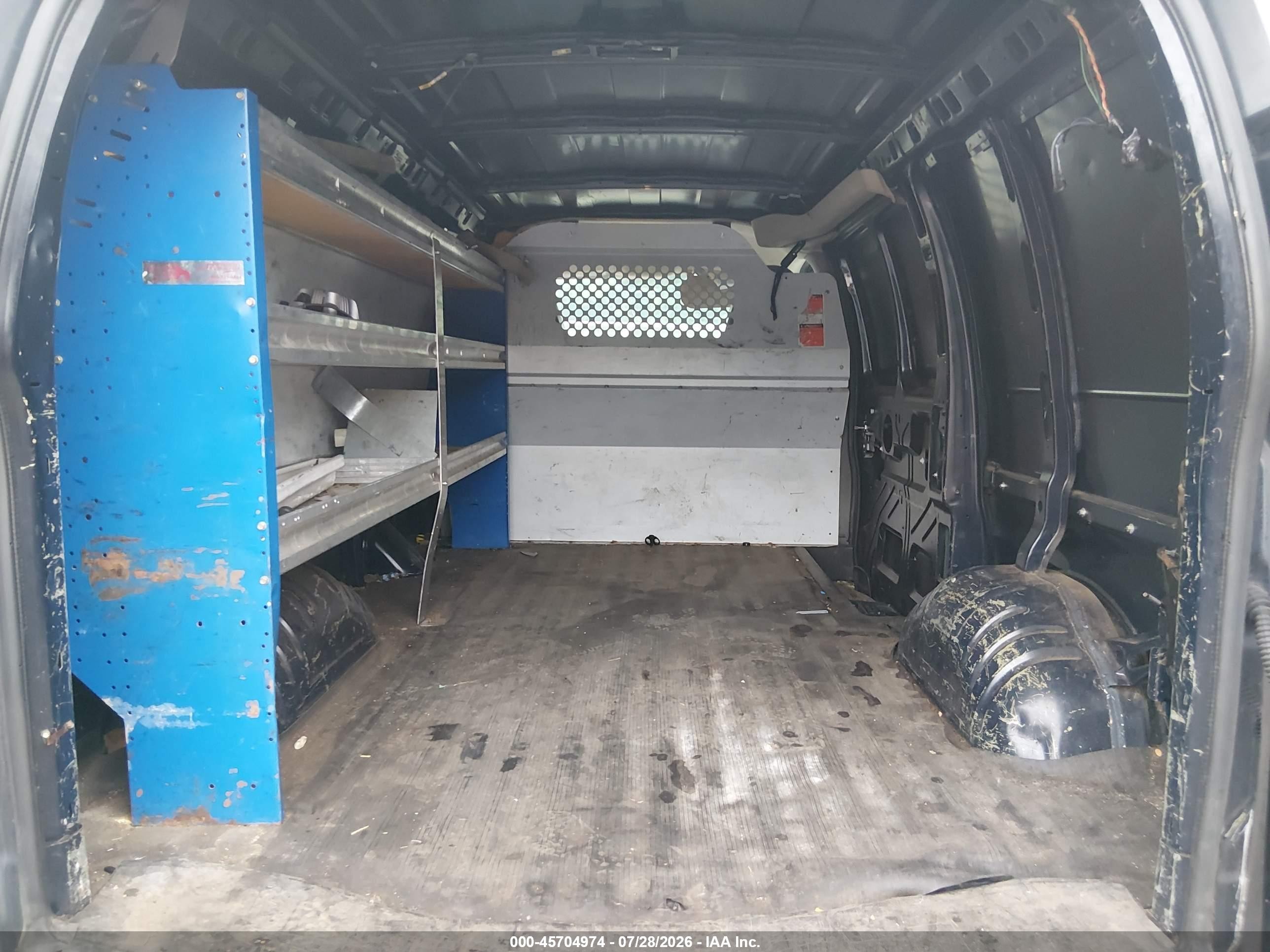 2011 Chevrolet Express 2500 Work Van Blue vin: 1GCWGFCA7B1155073
