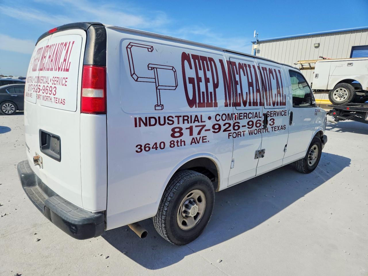2014 Chevrolet Express G2500 White vin: 1GCWGFCA7E1211209