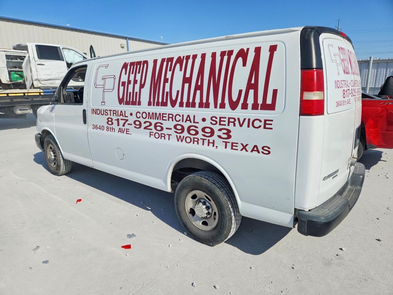 2014 Chevrolet Express G2500 White vin: 1GCWGFCA7E1211209
