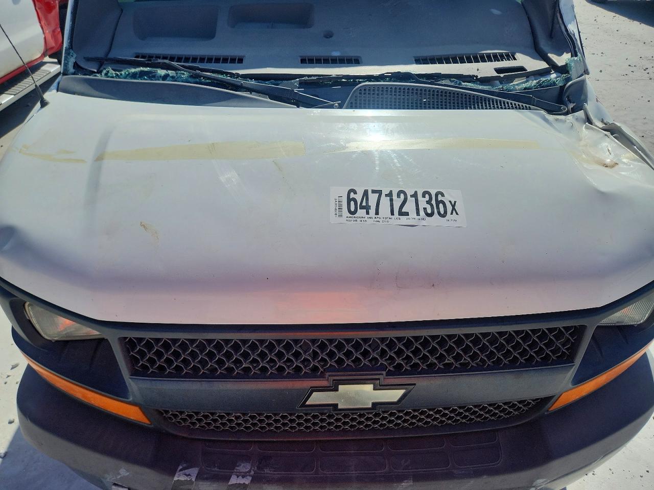 2014 Chevrolet Express G2500 White vin: 1GCWGFCA7E1211209