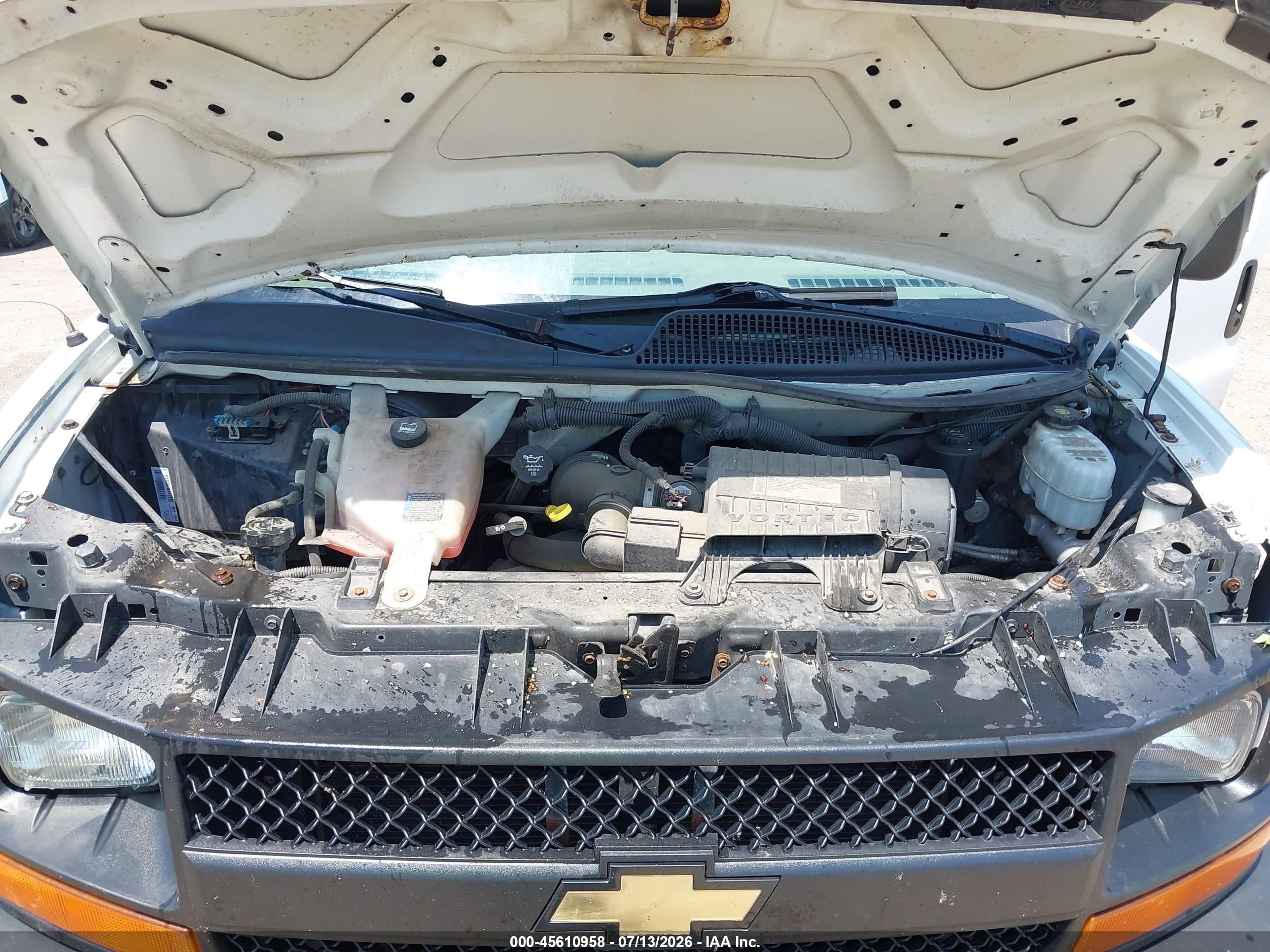 2012 Chevrolet Express 2500 Work Van White vin: 1GCWGFCA8C1163426