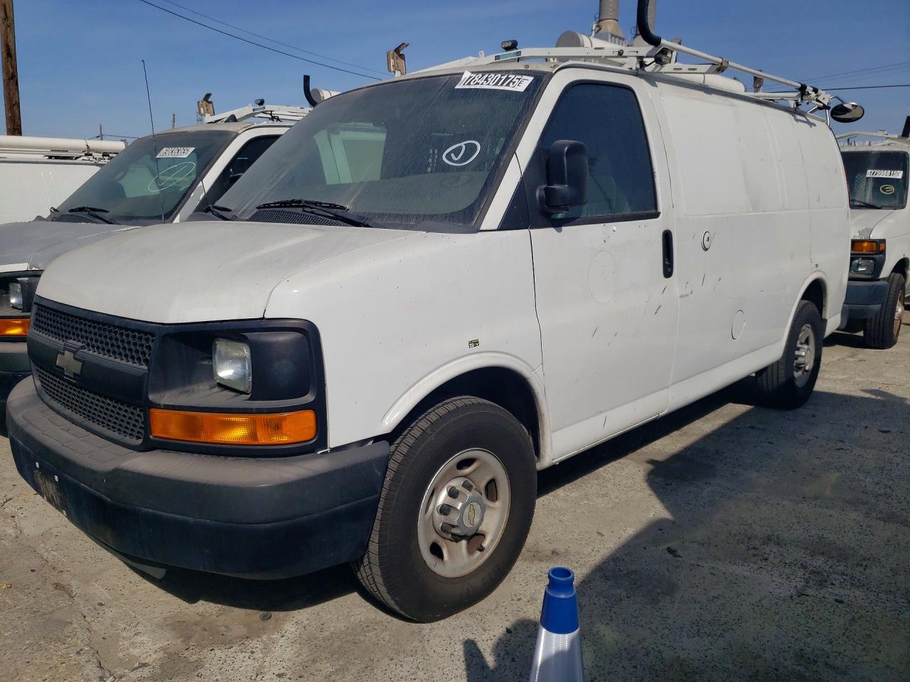 2012 Chev Express 2500 White vin: 1GCWGFCBXC1124958